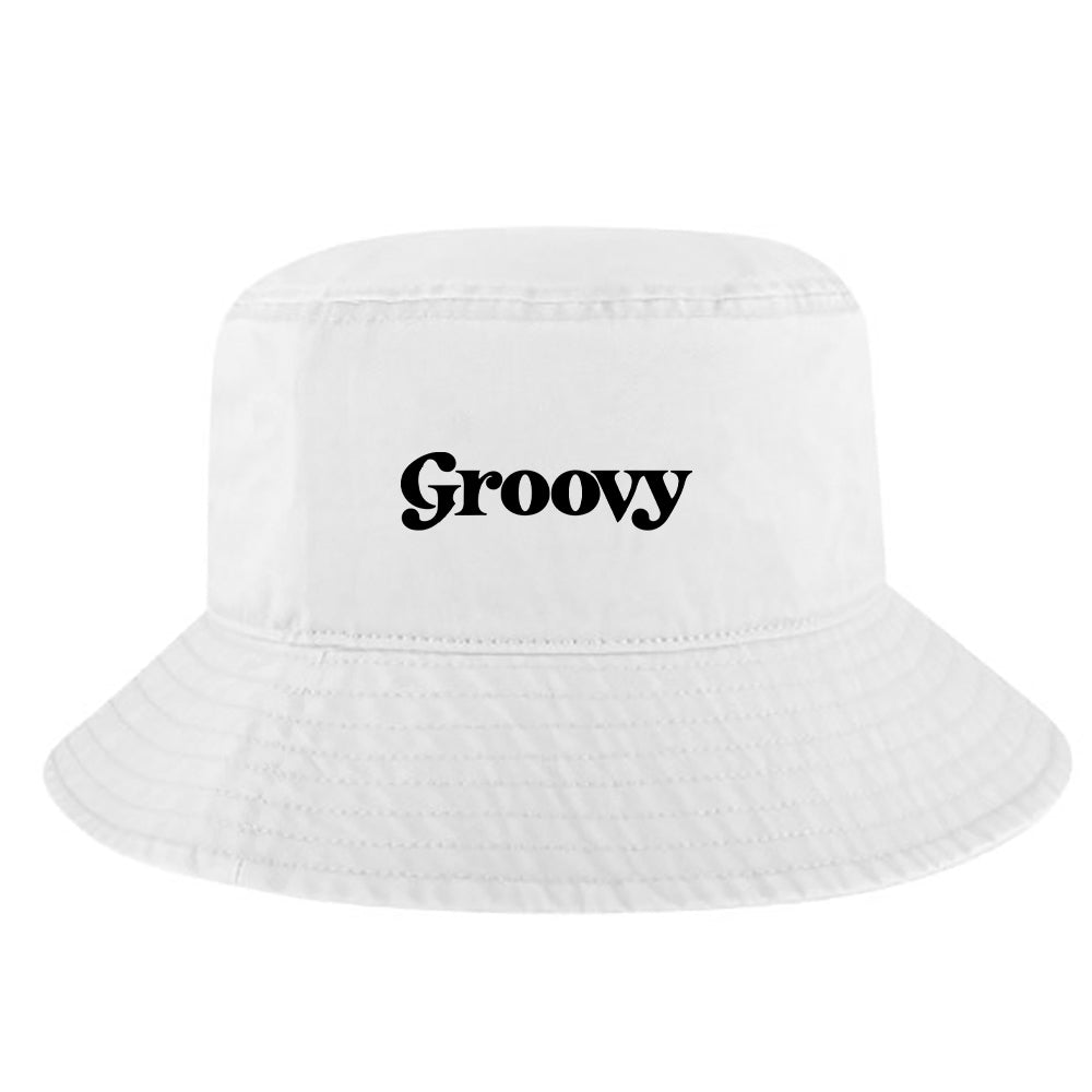 Groovy Black Bucket Hat