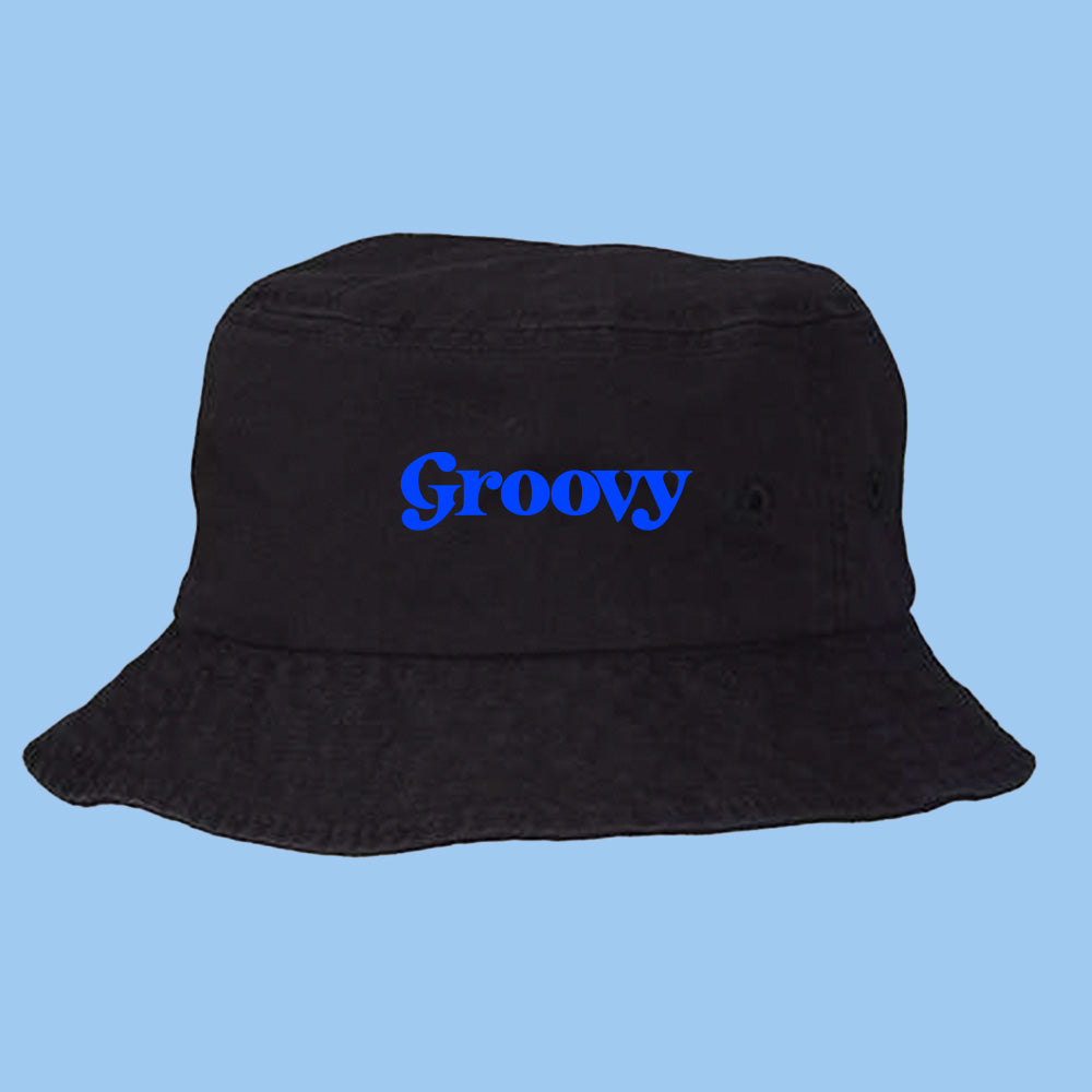 Groovy Blue Bucket Hat