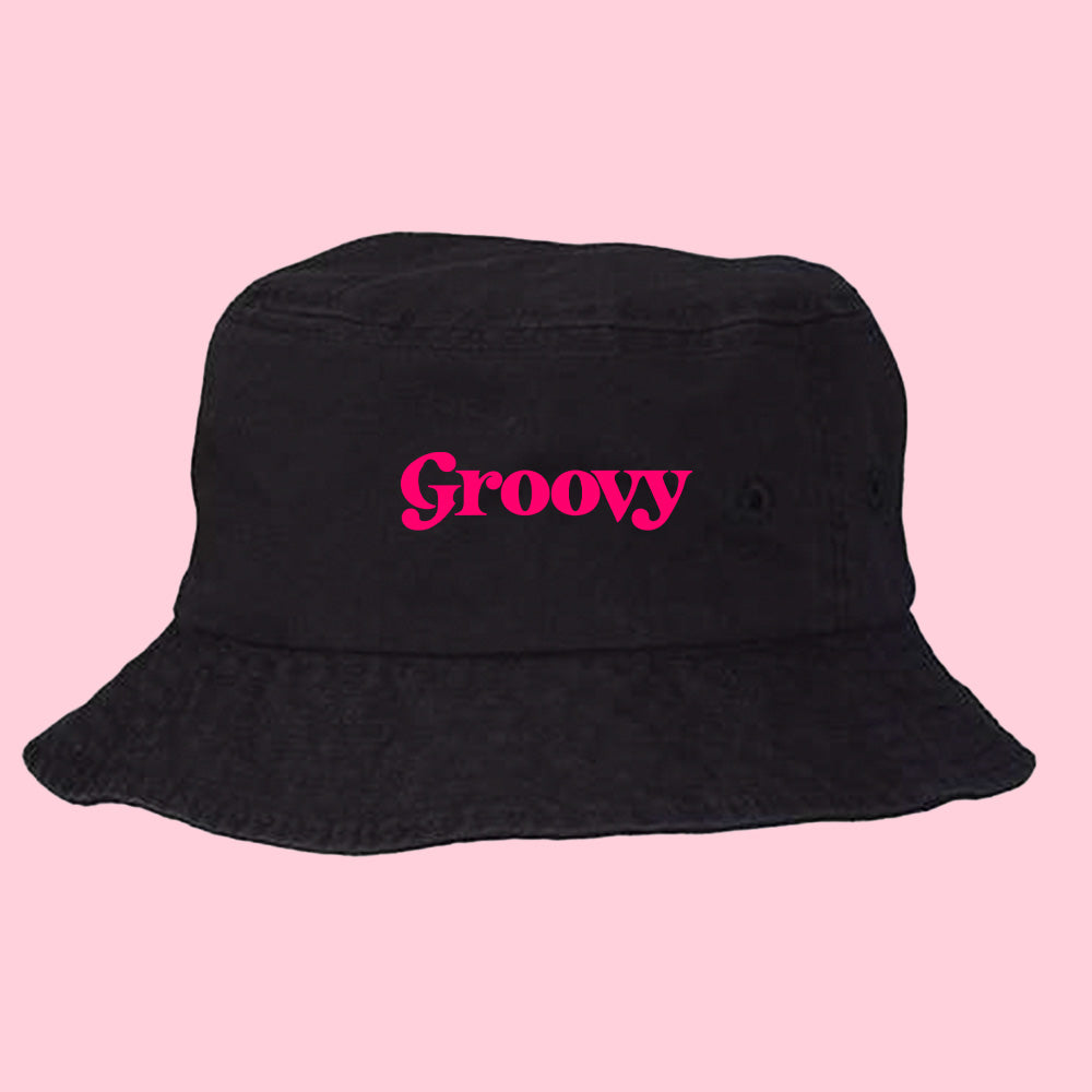 Groovy Pink Bucket Hat