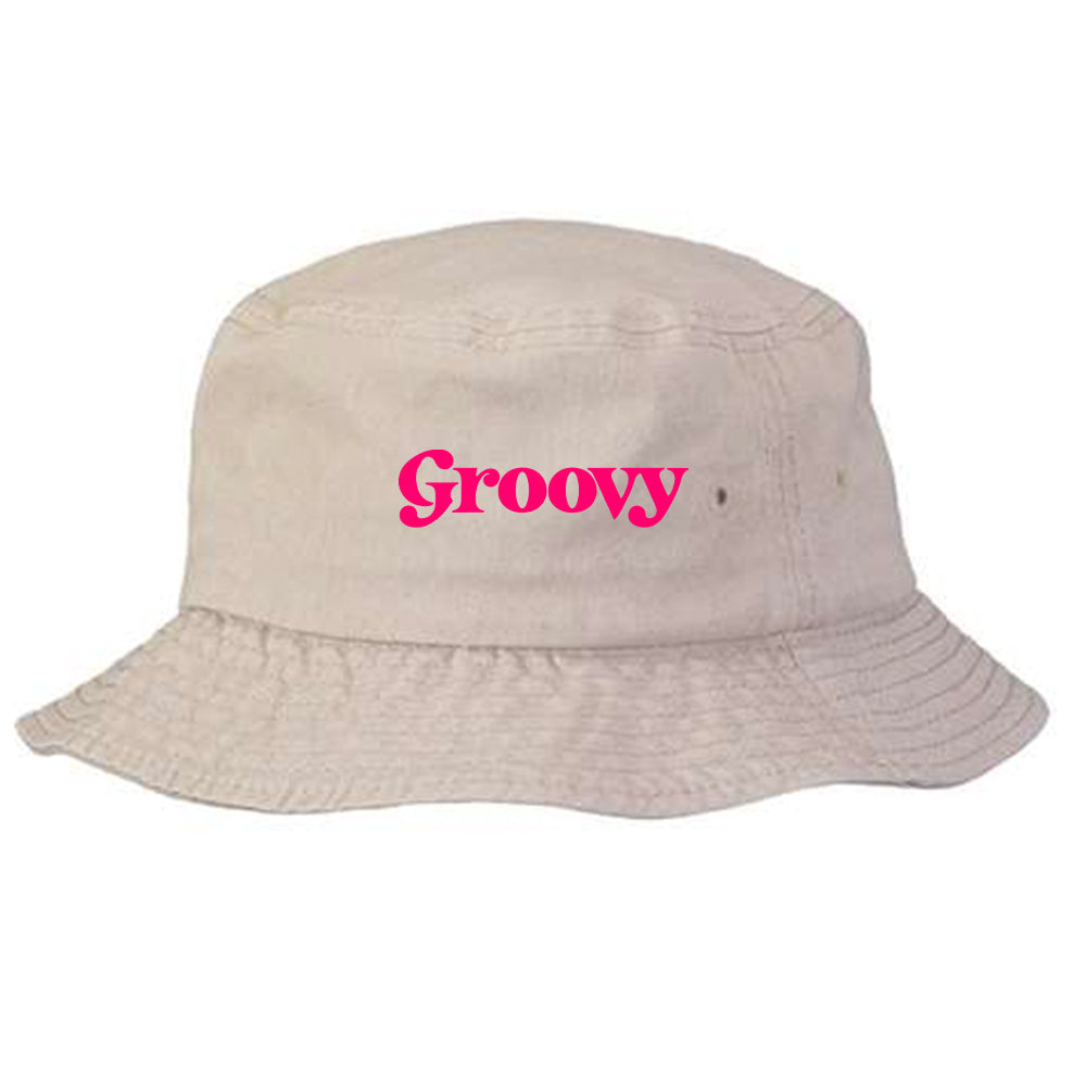 Groovy Pink Bucket Hat