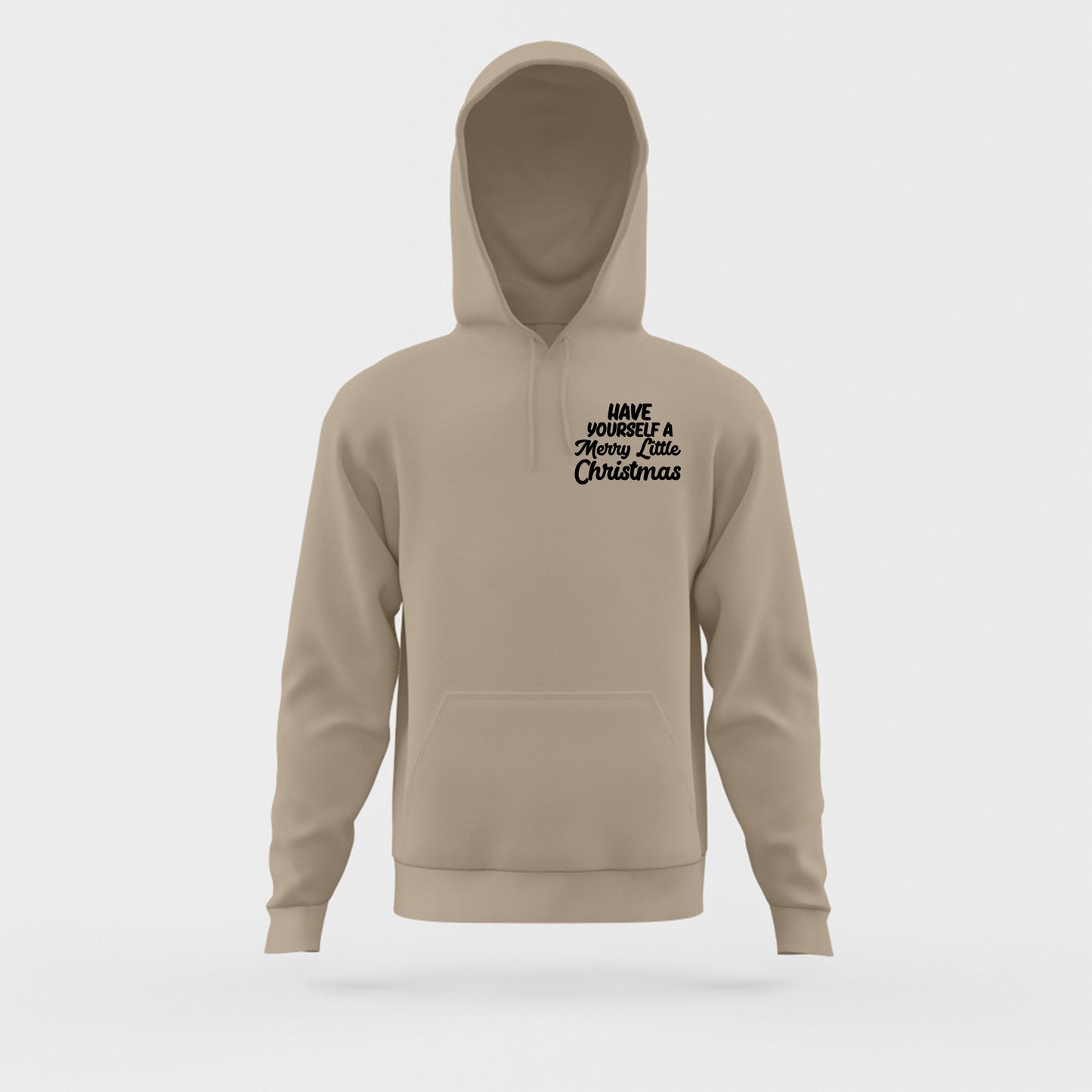 "Have Yourself a Merry Little Christmas" Black Hoodie