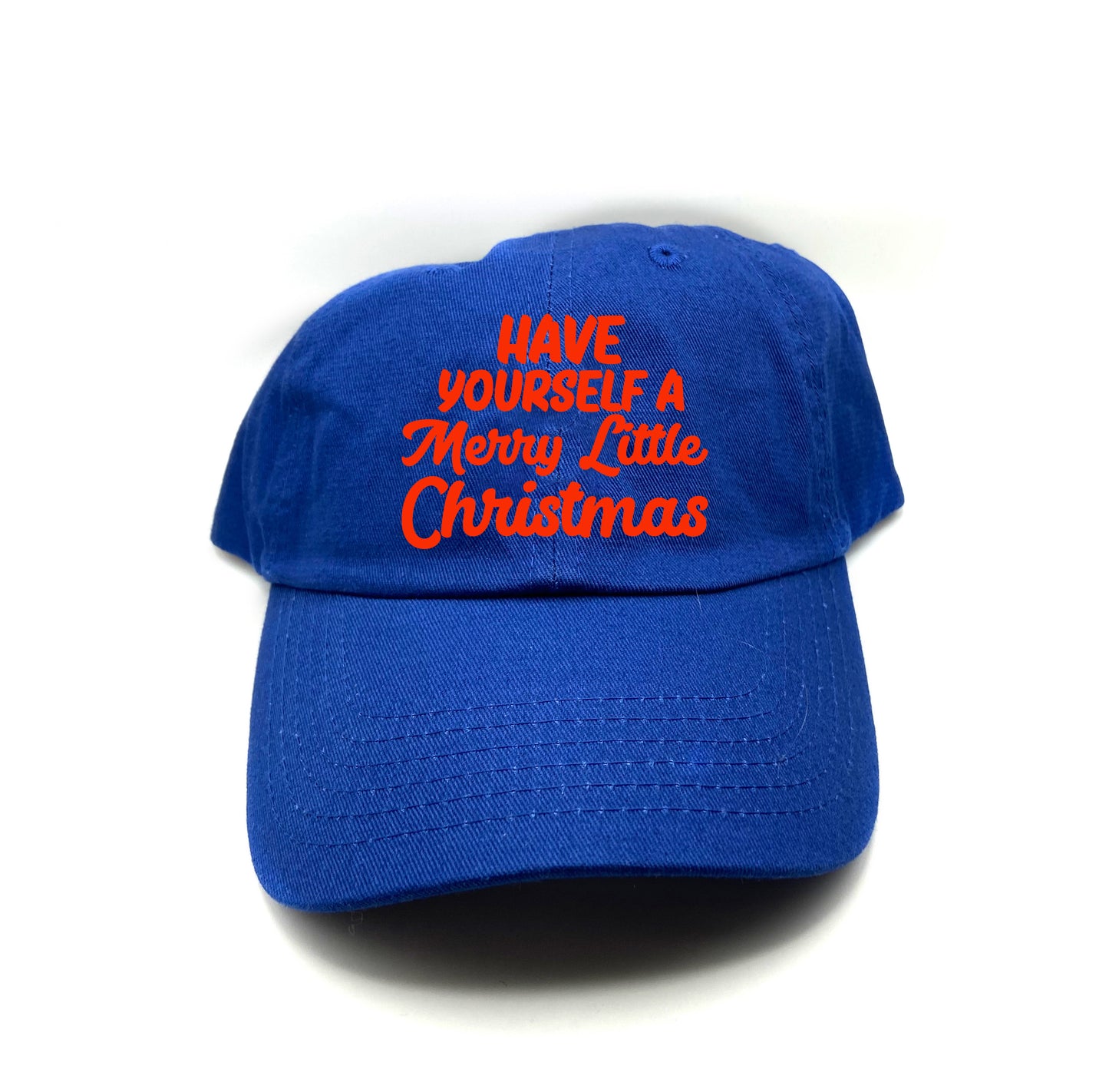 "Have Yourself a Merry Little Christmas" Red Dad Hat