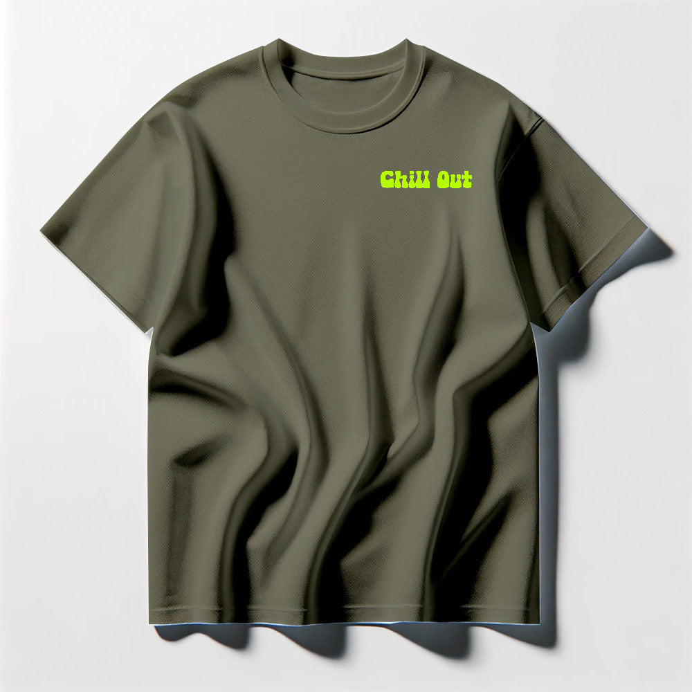 Chill Out Green Tee Shirt