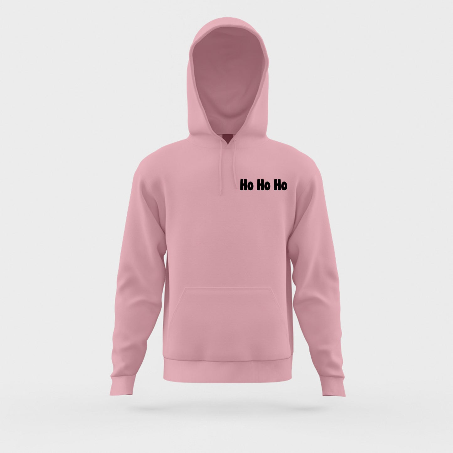 Ho Ho Ho Black Hoodie