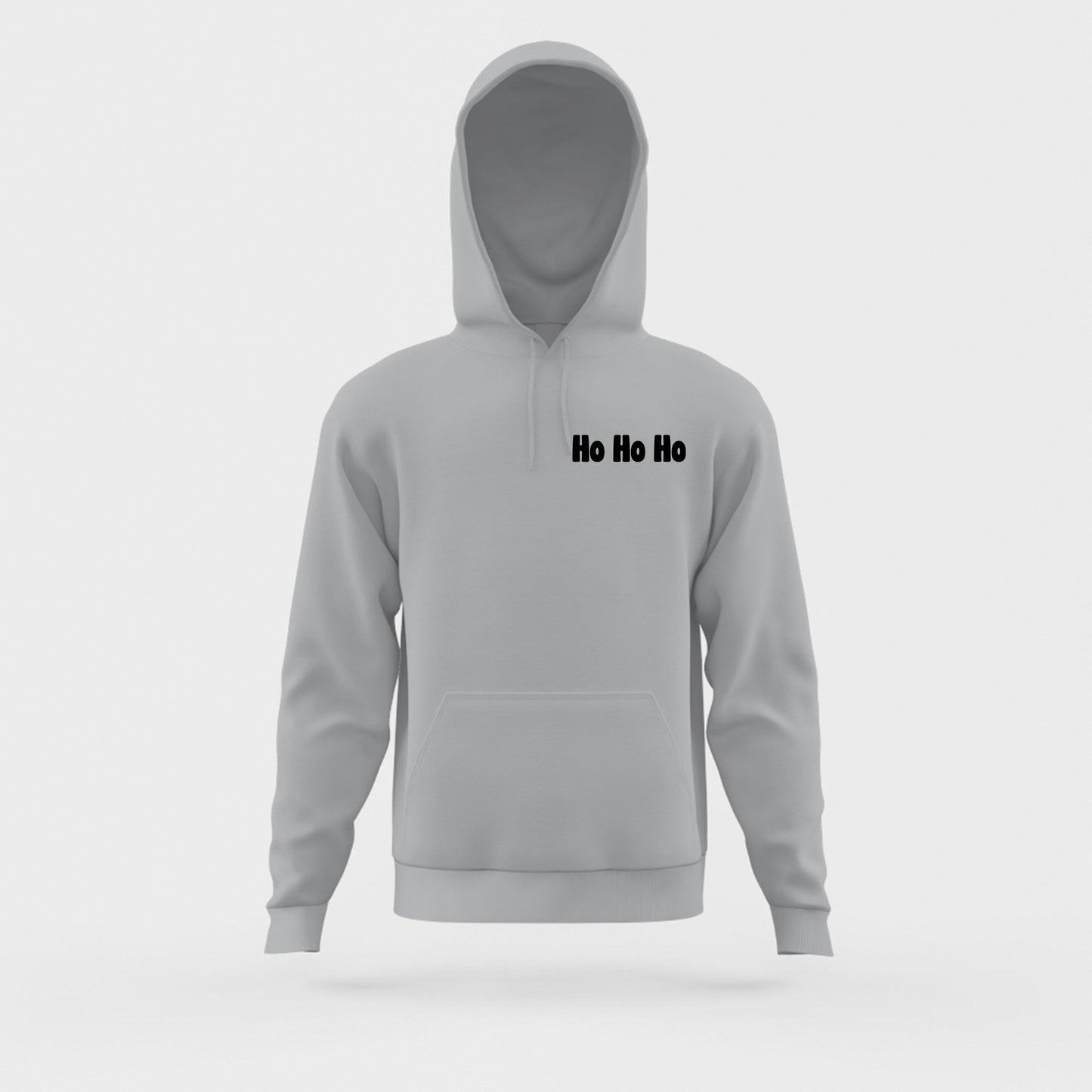 Ho Ho Ho Black Hoodie