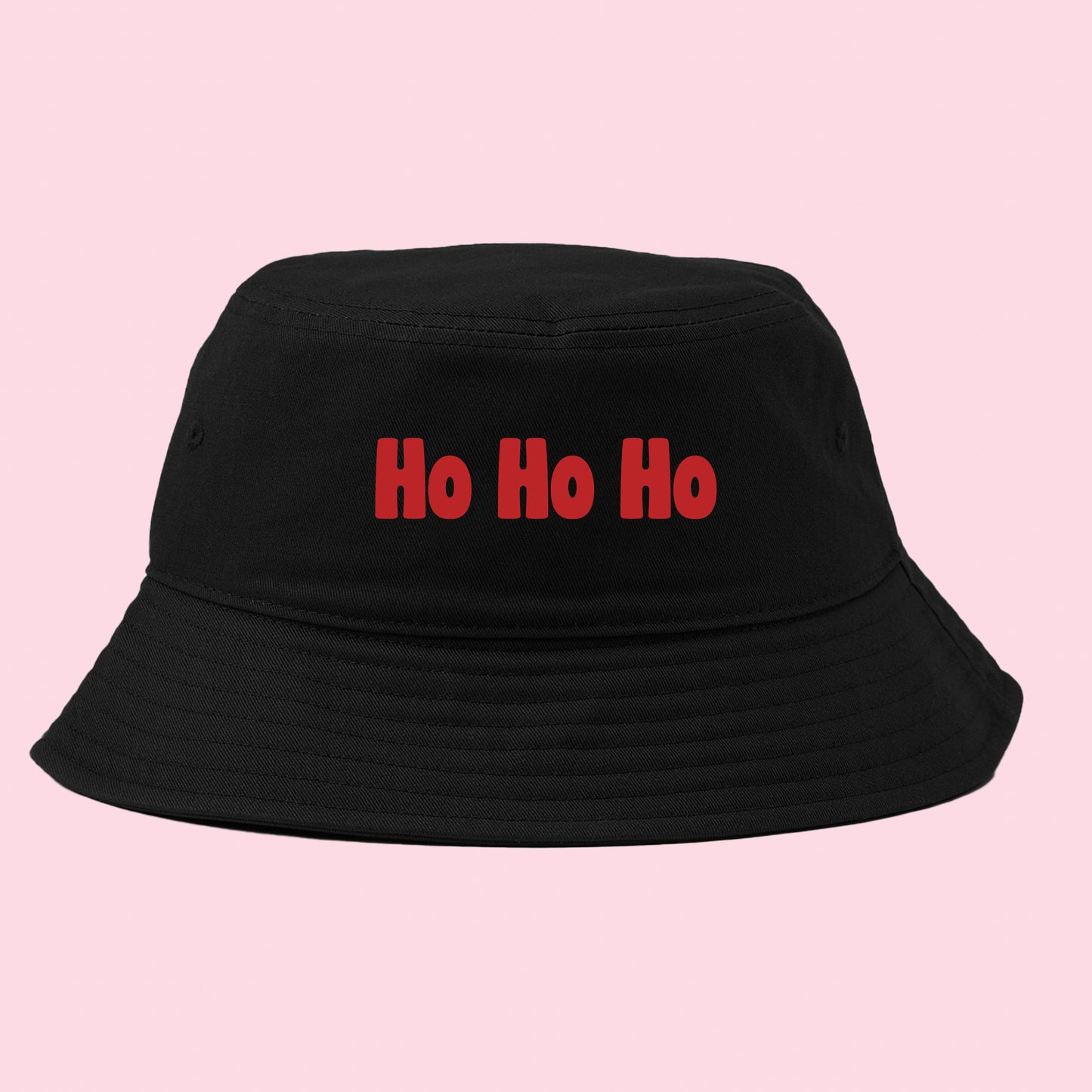Ho Ho Ho Red Bucket Hat