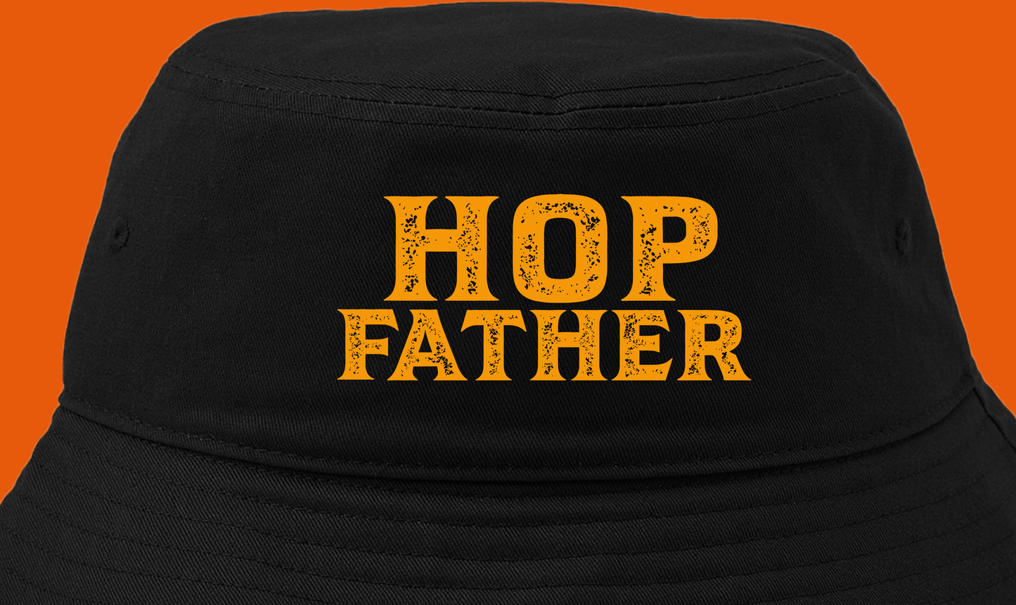 Hop Father Orange Bucket Hat
