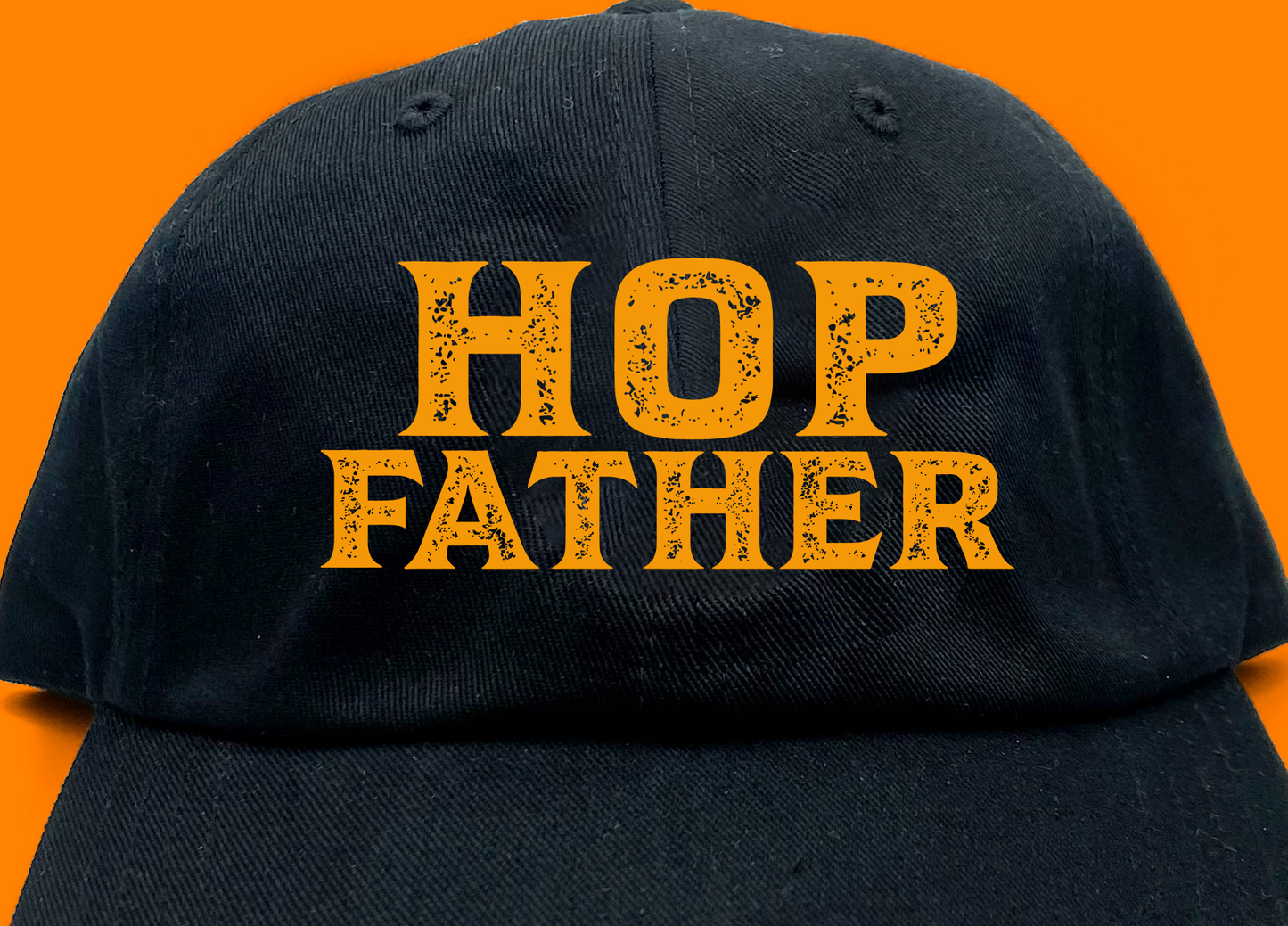 Hop Father Orange Dad Hat