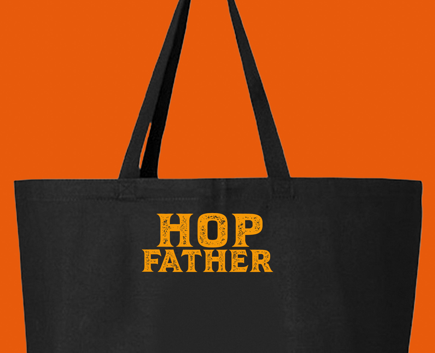 Hop Father Orange Tote Bag