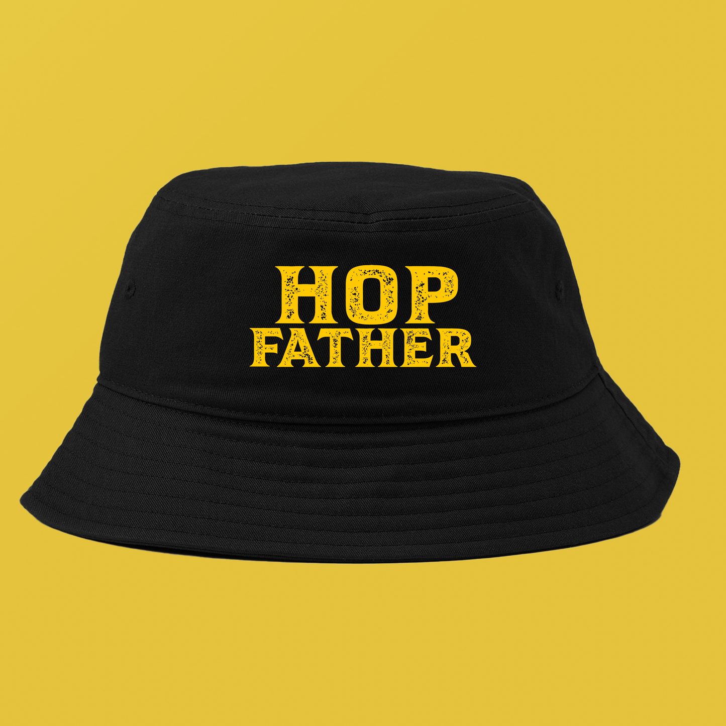 Hop Father Yellow Bucket Hat