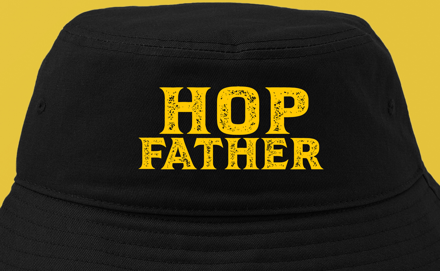Hop Father Yellow Bucket Hat