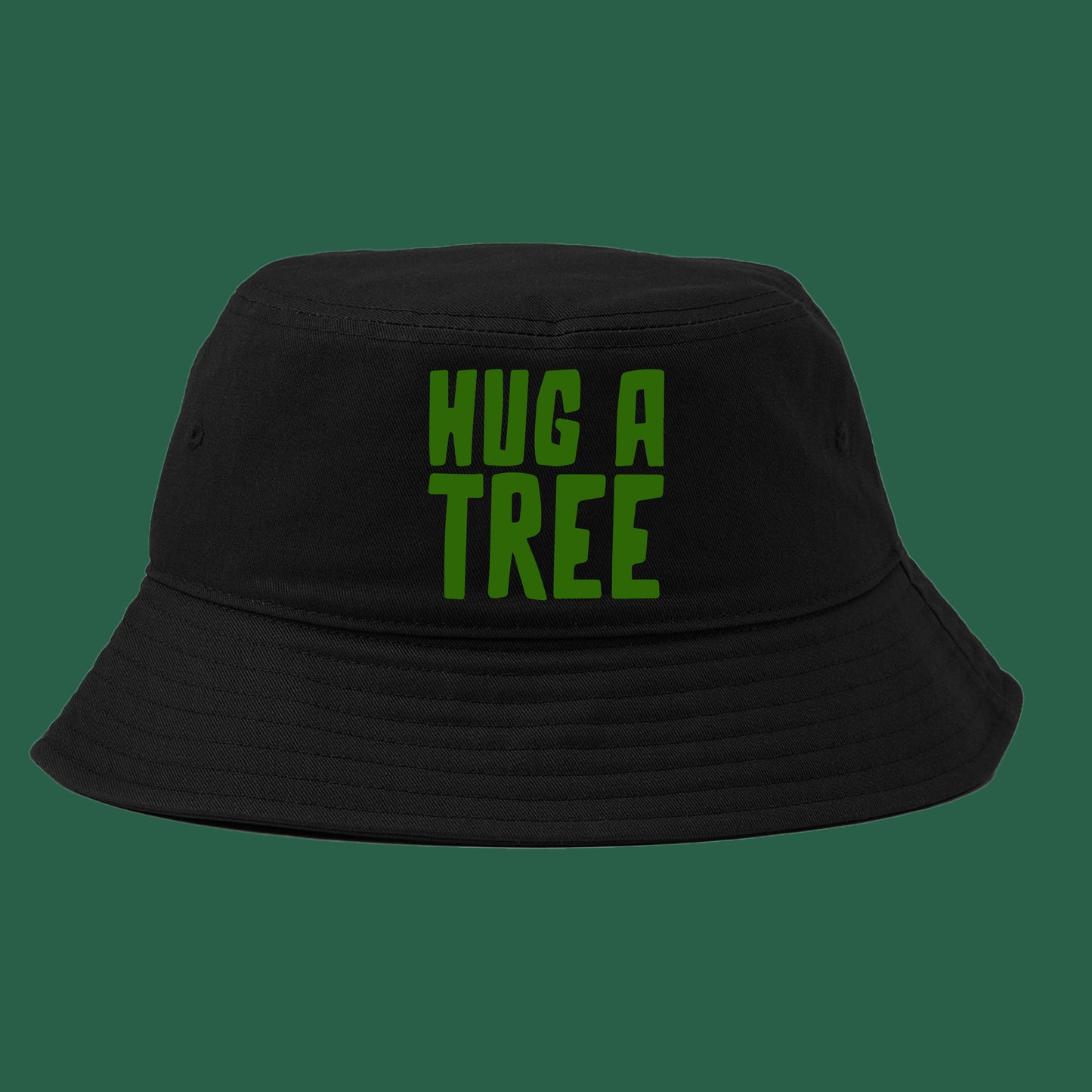 Hug a Tree Green Bucket Hat
