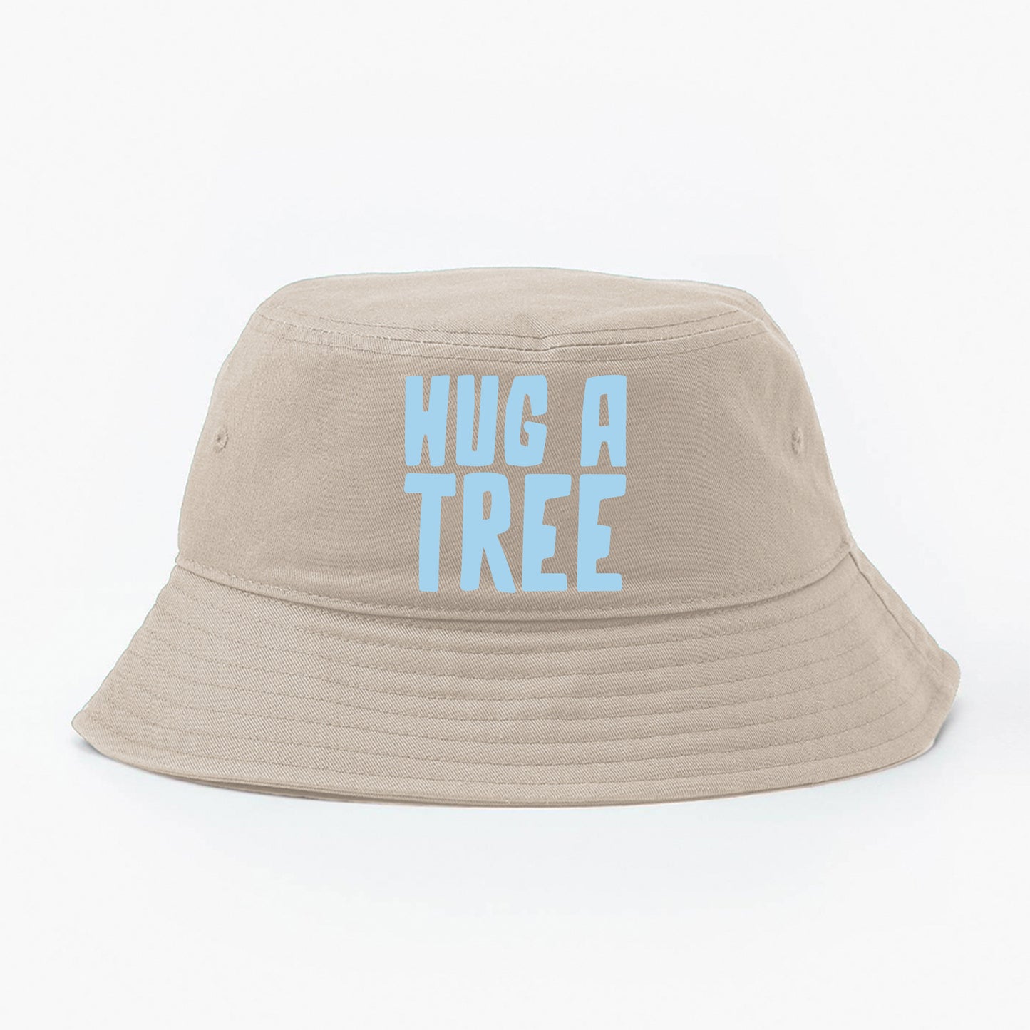 Hug a Tree Sky Blue Bucket Hat