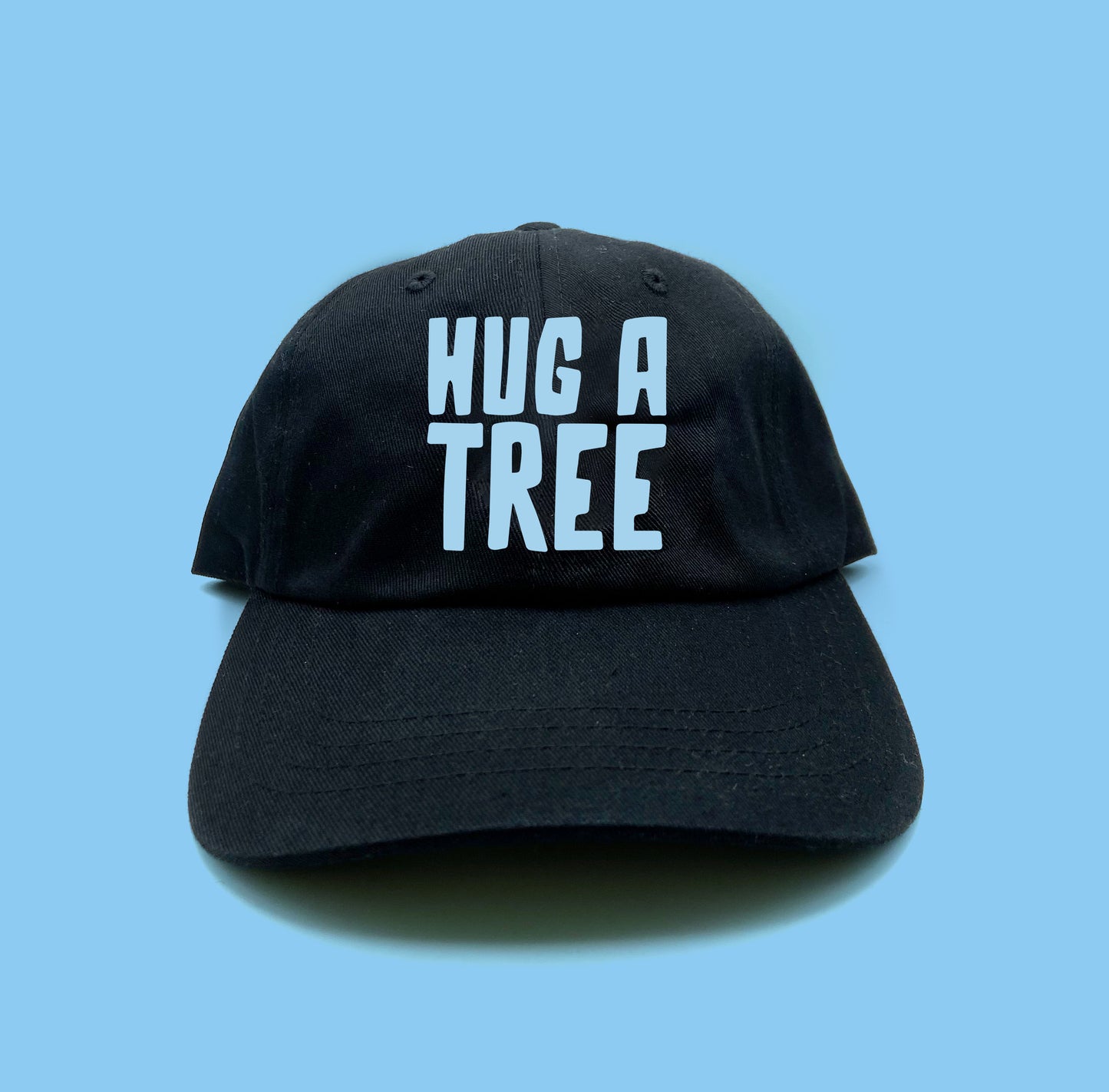 Hug a Tree Sky Blue Dad Hat