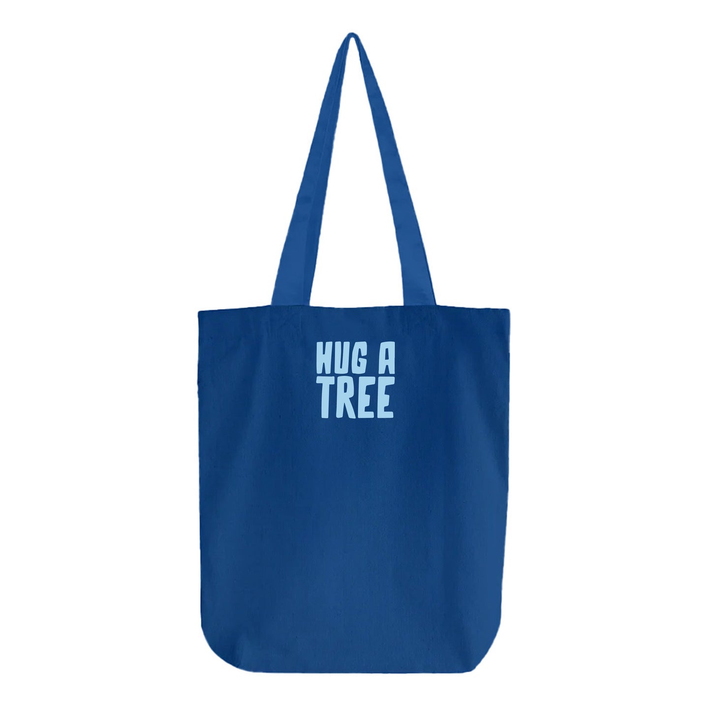Hug a Tree Sky Blue Tote Bag