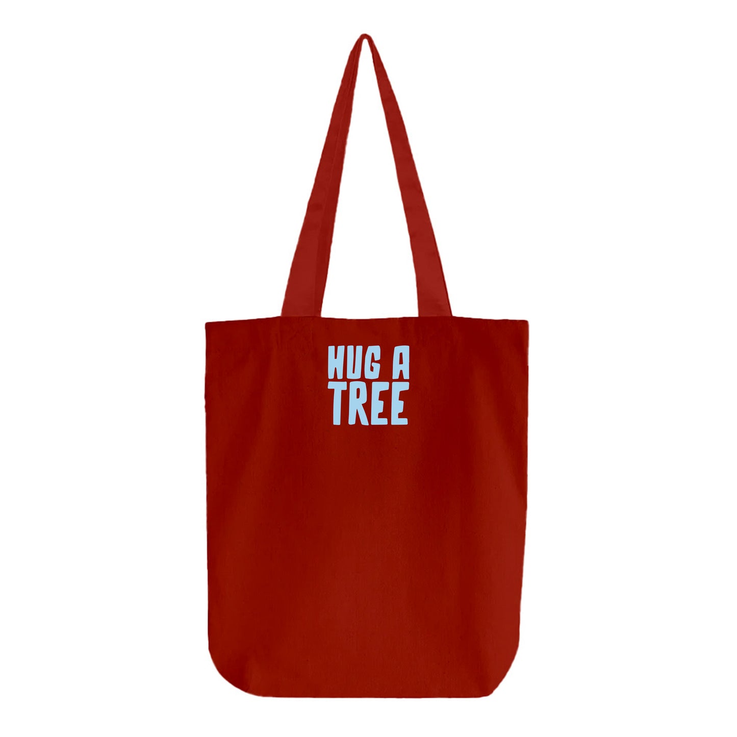 Hug a Tree Sky Blue Tote Bag