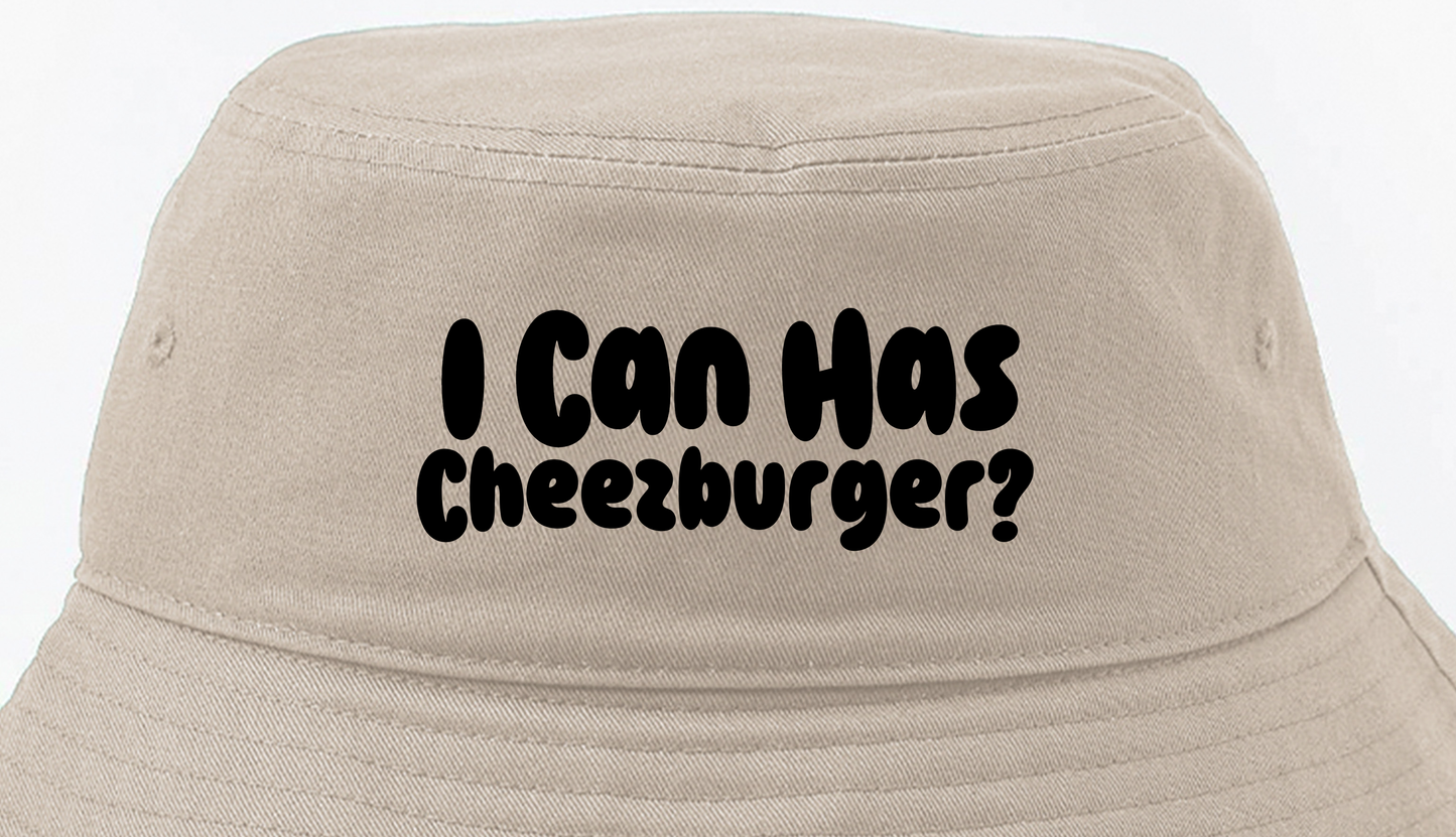 I Can Has Cheezburger? Black Bucket Hat