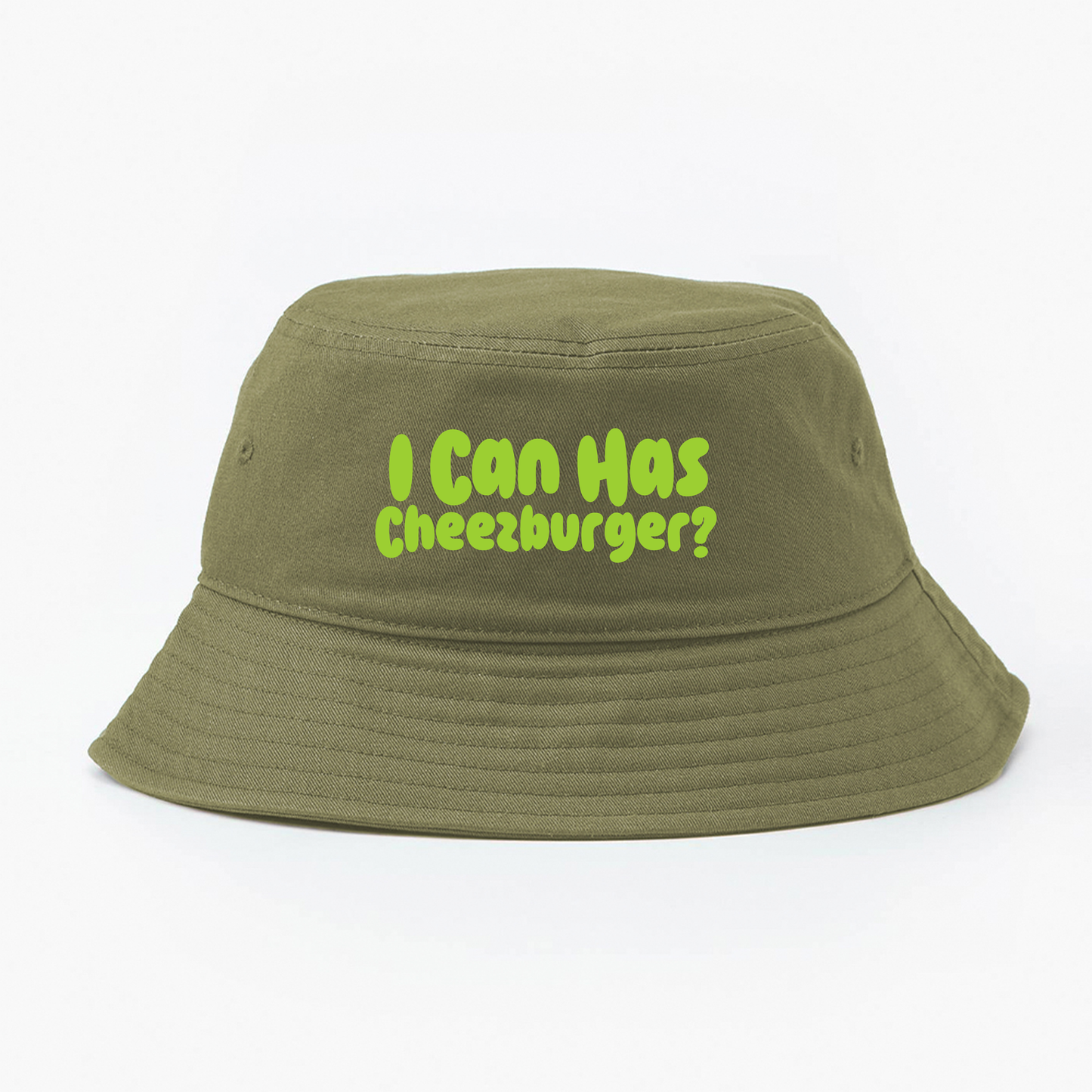 I Can Has Cheezburger? Green Bucket Hat