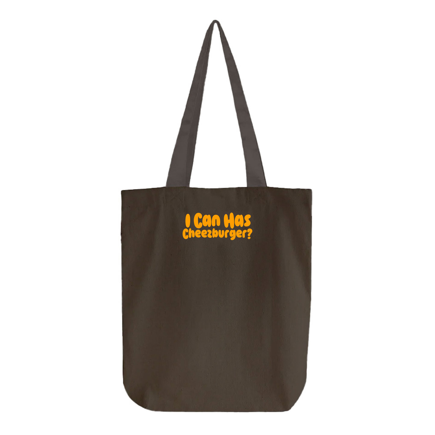 I Can Has Cheezburger? Orange Tote Bag