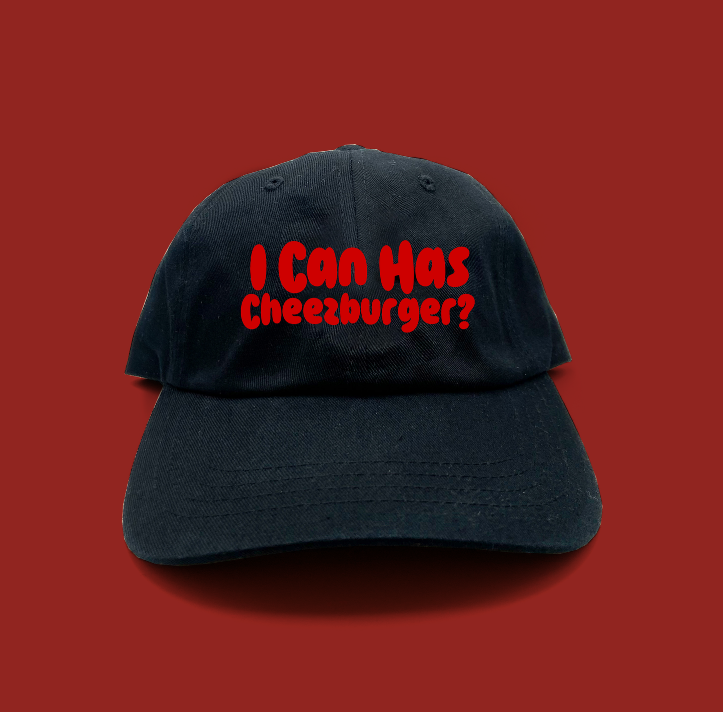 I Can Has Cheezburger? Red Dad Hat