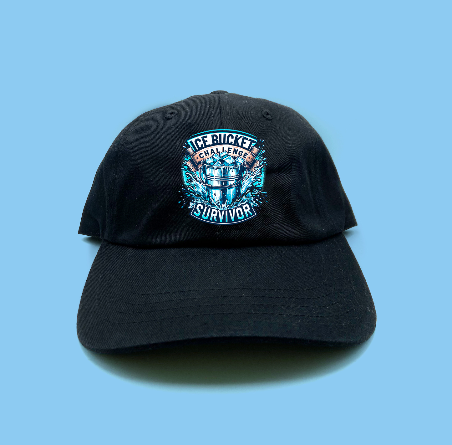 Ice Bucket Challenge Survivor Dad Hat