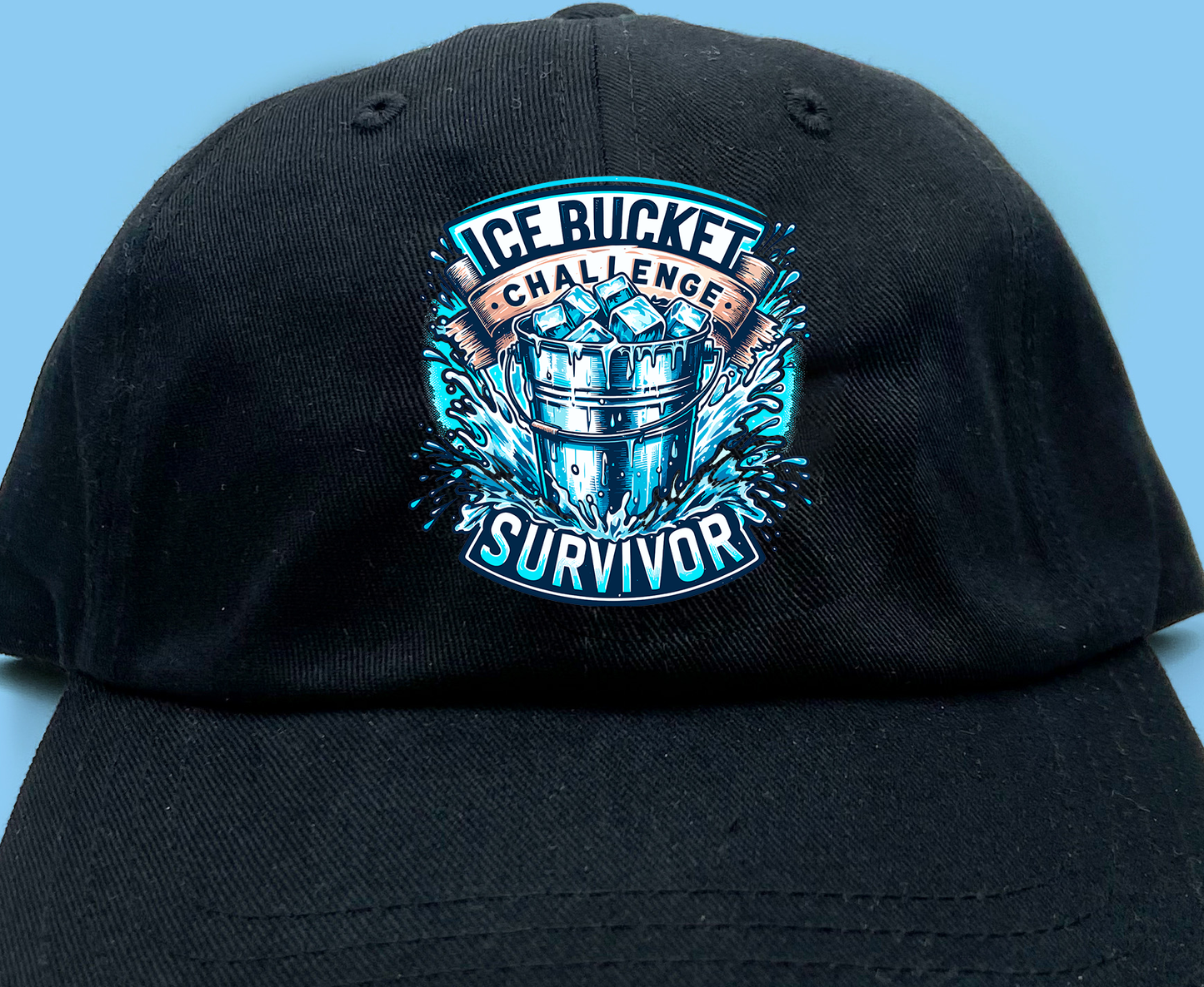 Ice Bucket Challenge Survivor Dad Hat