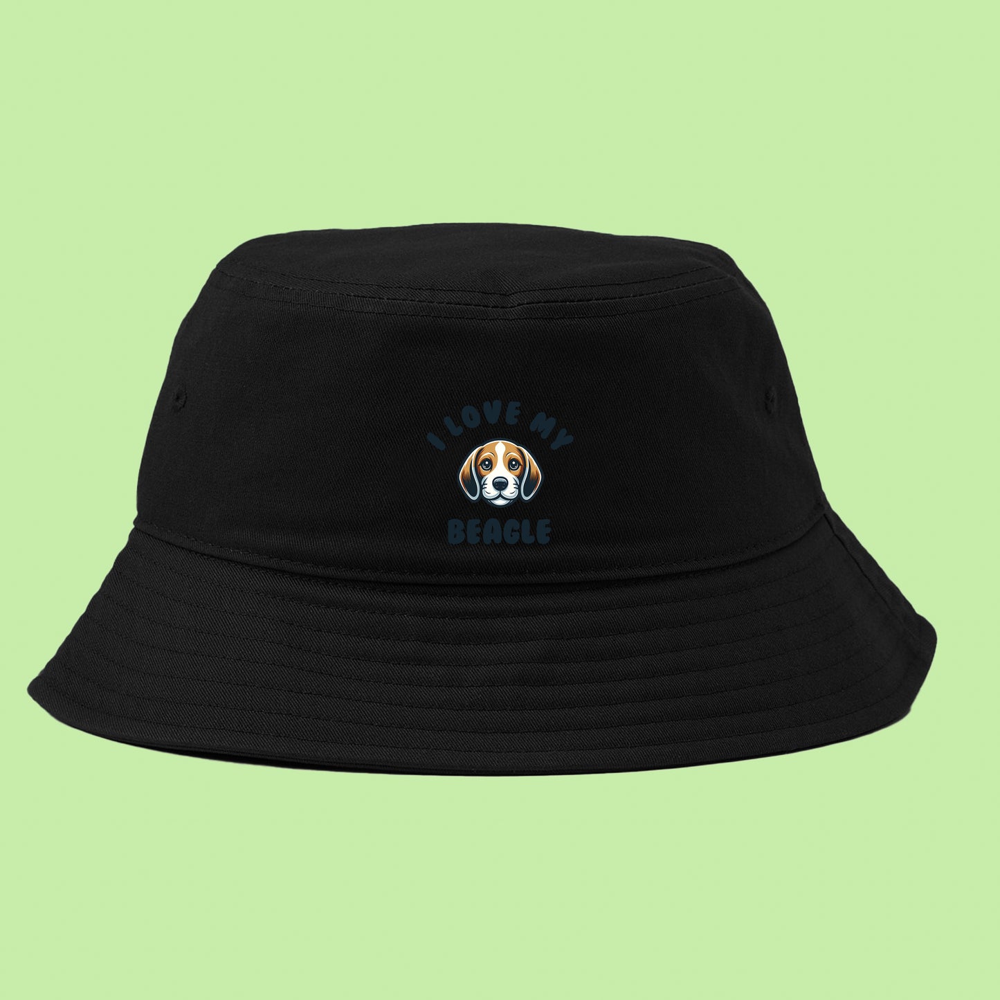 I Love My Beagle Bucket Hat