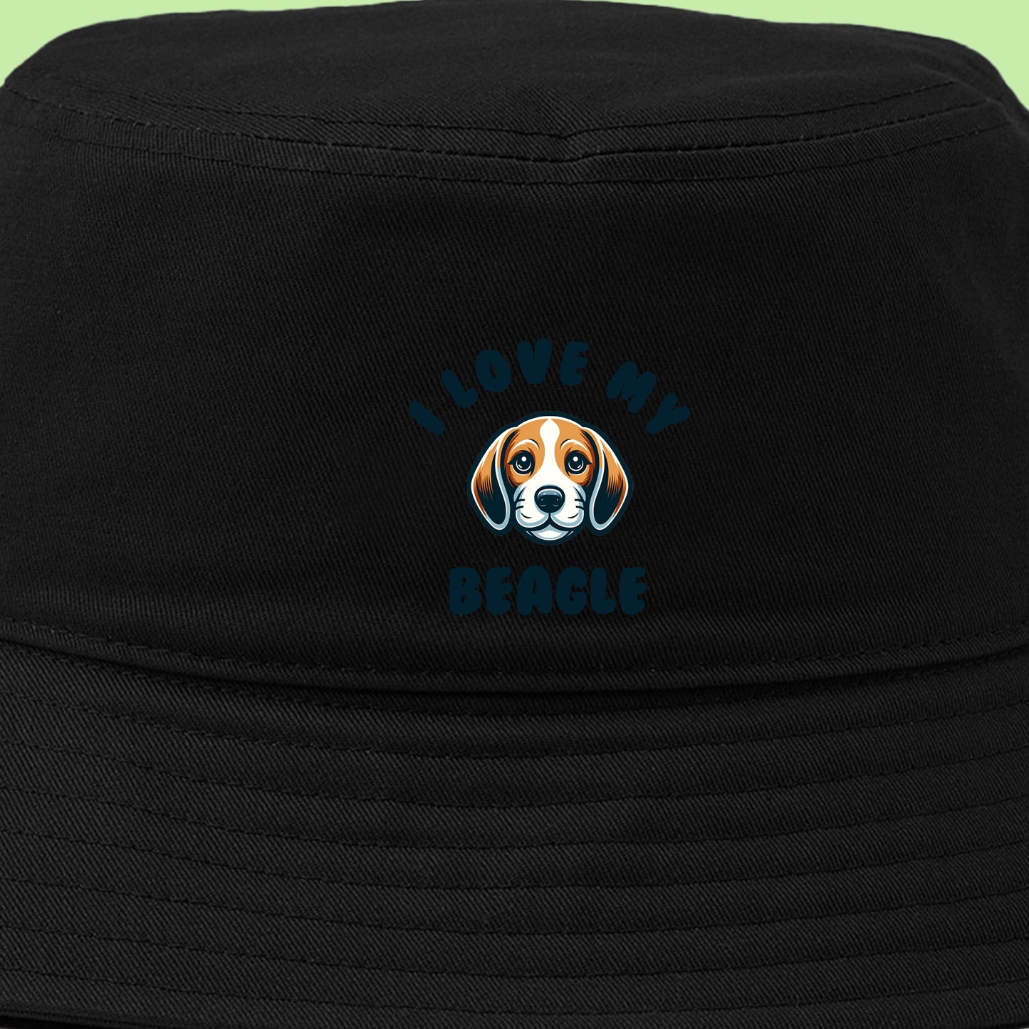I Love My Beagle Bucket Hat