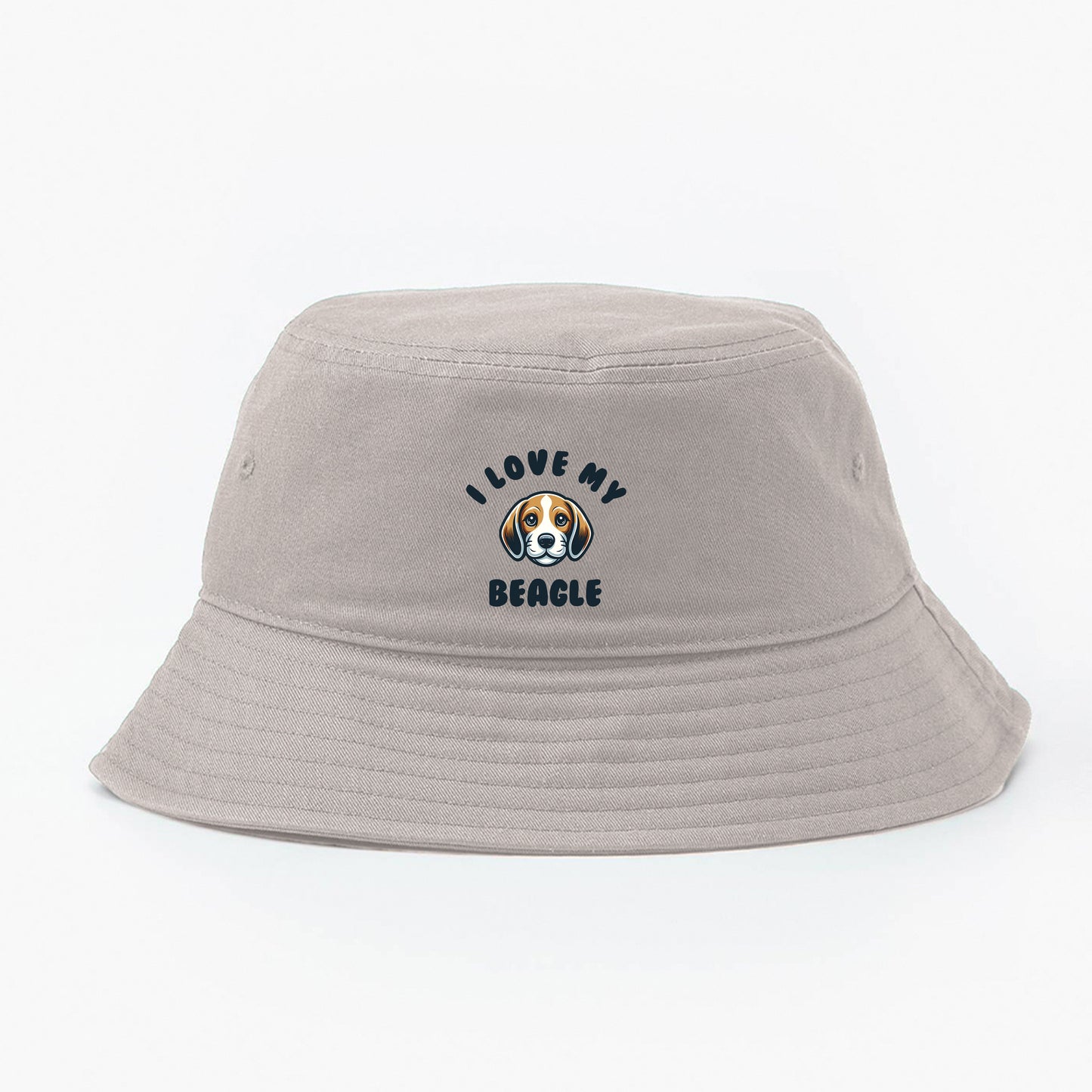 I Love My Beagle Bucket Hat