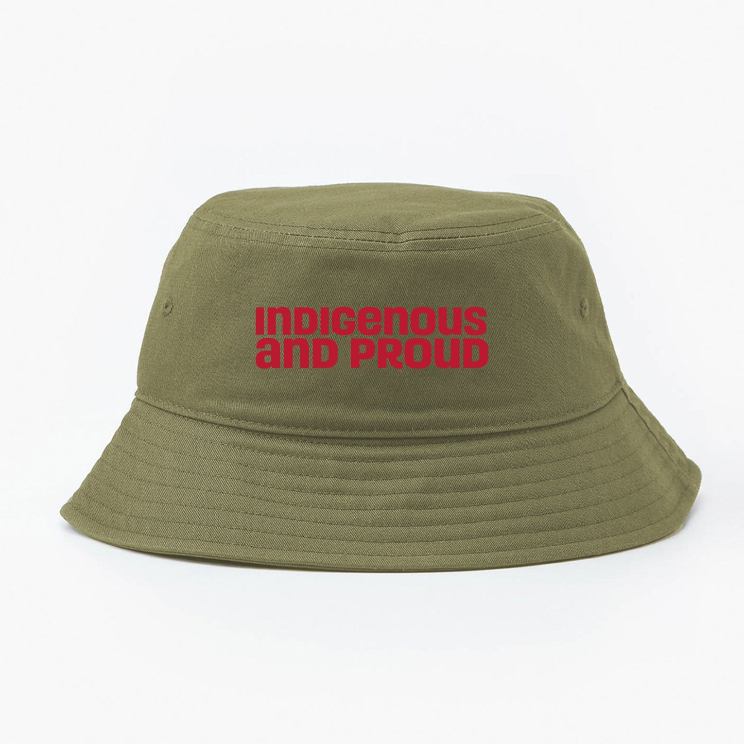 Indigenous and Proud Red Bucket Hat