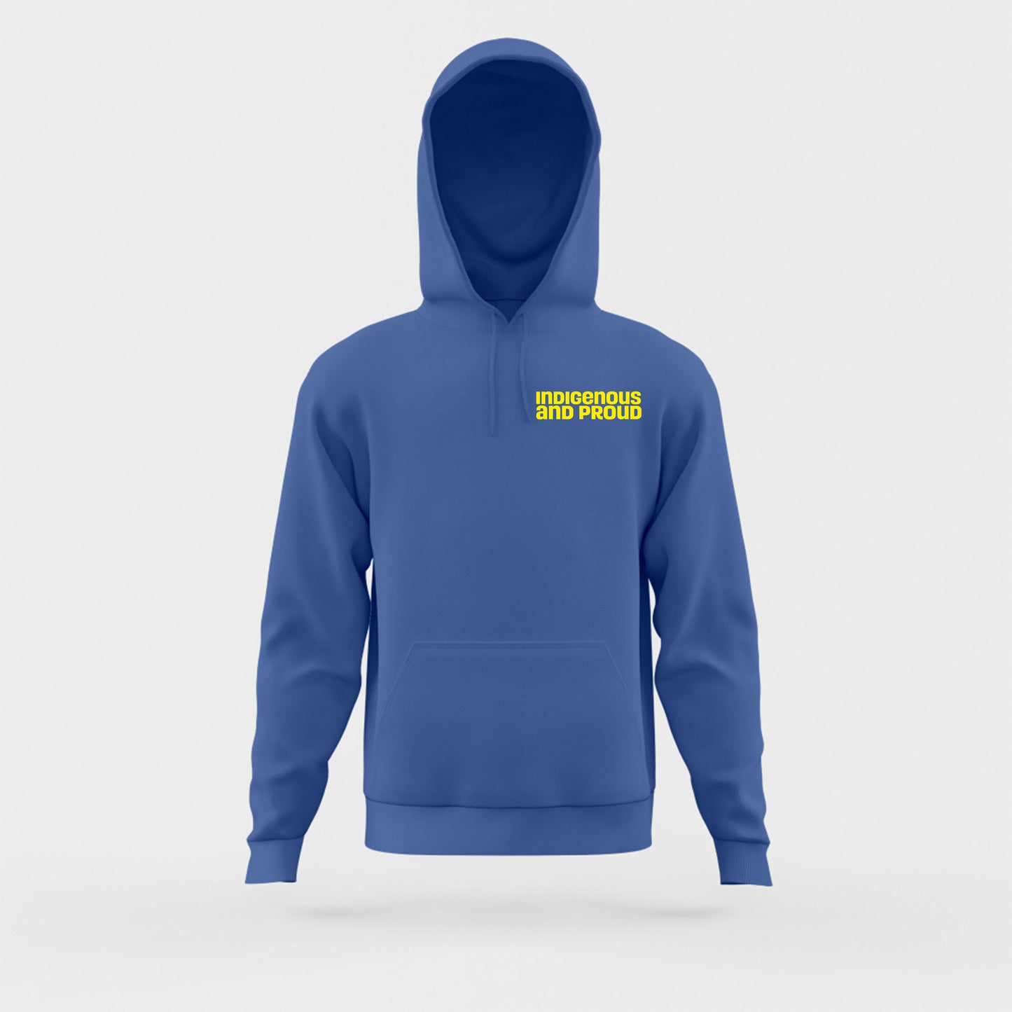 Indigenous and Proud Yellow Hoodie