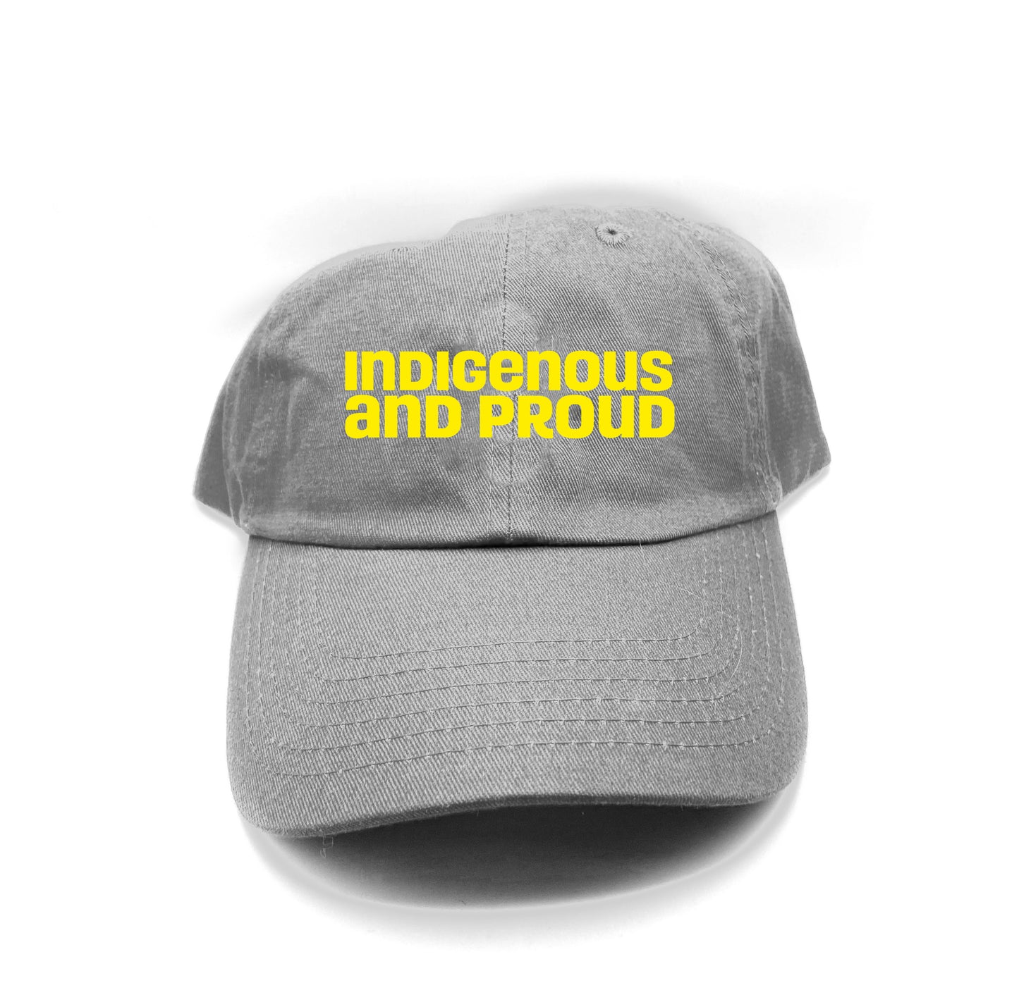 Indigenous and Proud Yellow Dad Hat