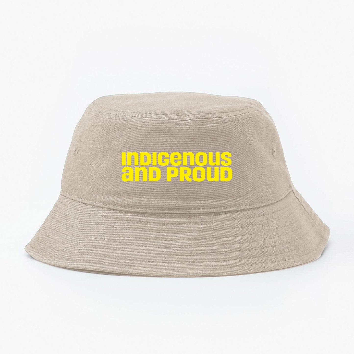 Indigenous and Proud Yellow Bucket Hat