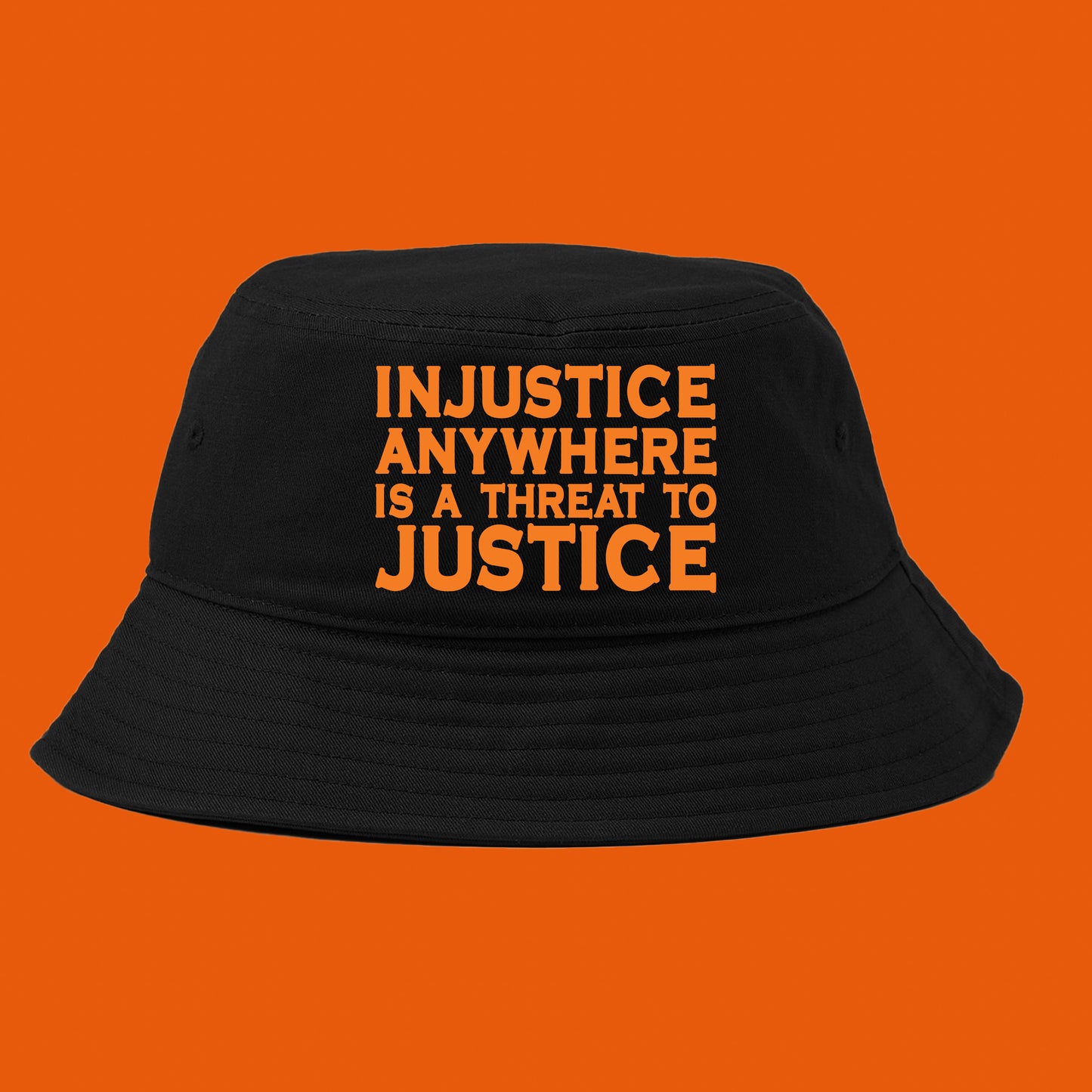 Injustice Anywhere Is a Threat to Justice Everywhere Violet Bucket Hat