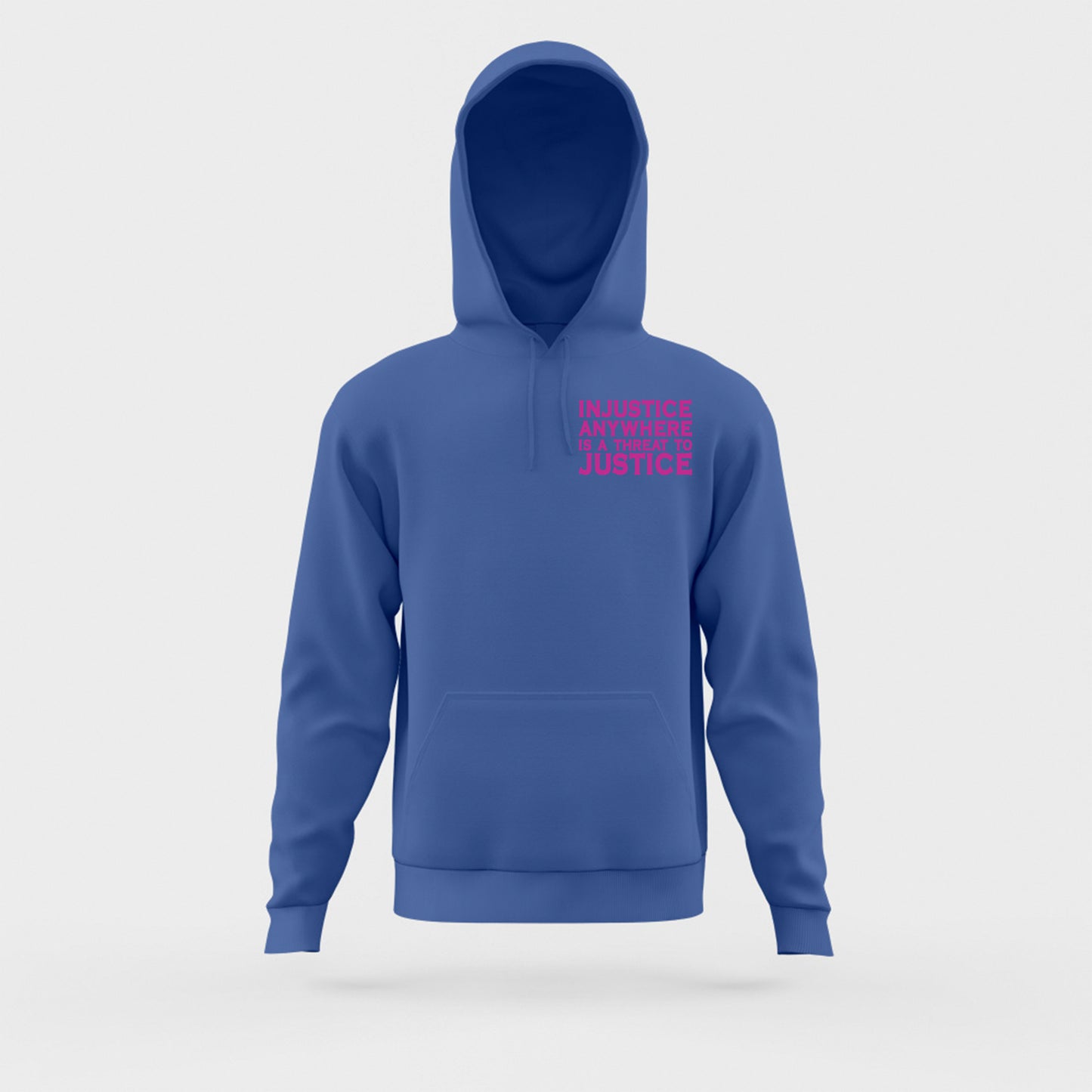 Injustice Anywhere Is A Threat to Justice Everywhere Violet Hoodie