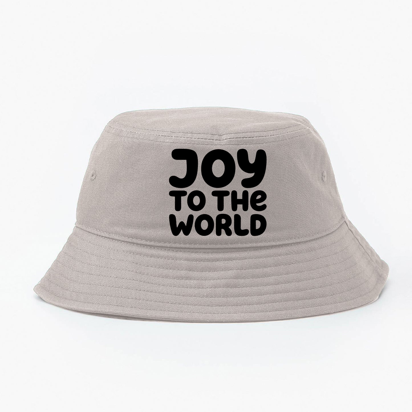 "Joy to the World" Black Bucket Hat