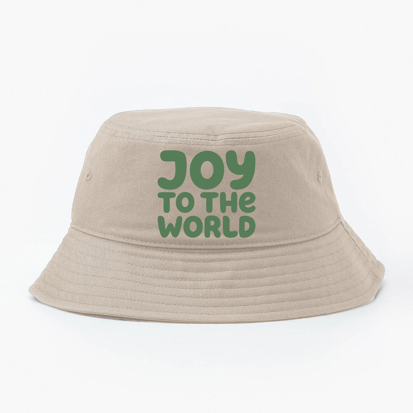 "Joy to the World" Green Bucket Hat