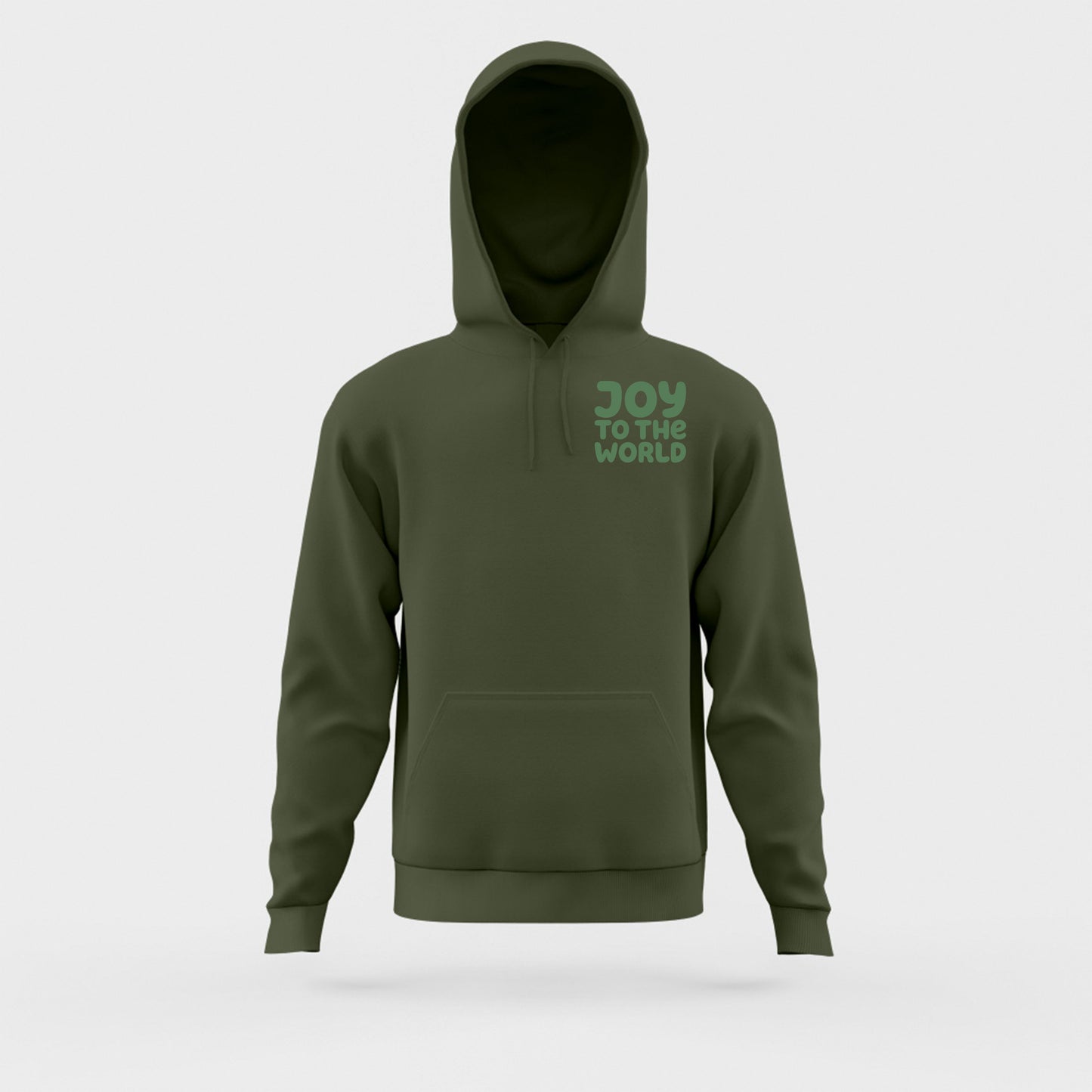 "Joy to the World" Green Hoodie