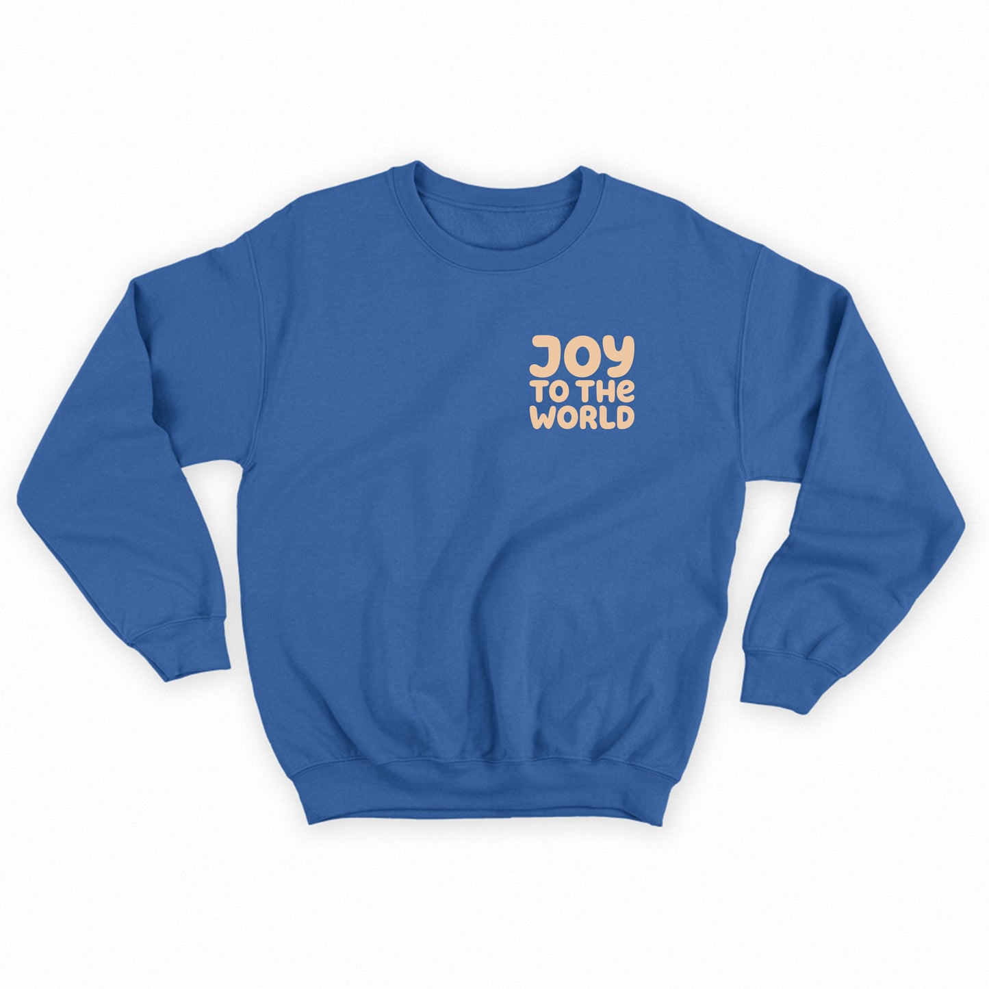 "Joy to the World" Peach Sweatshirt
