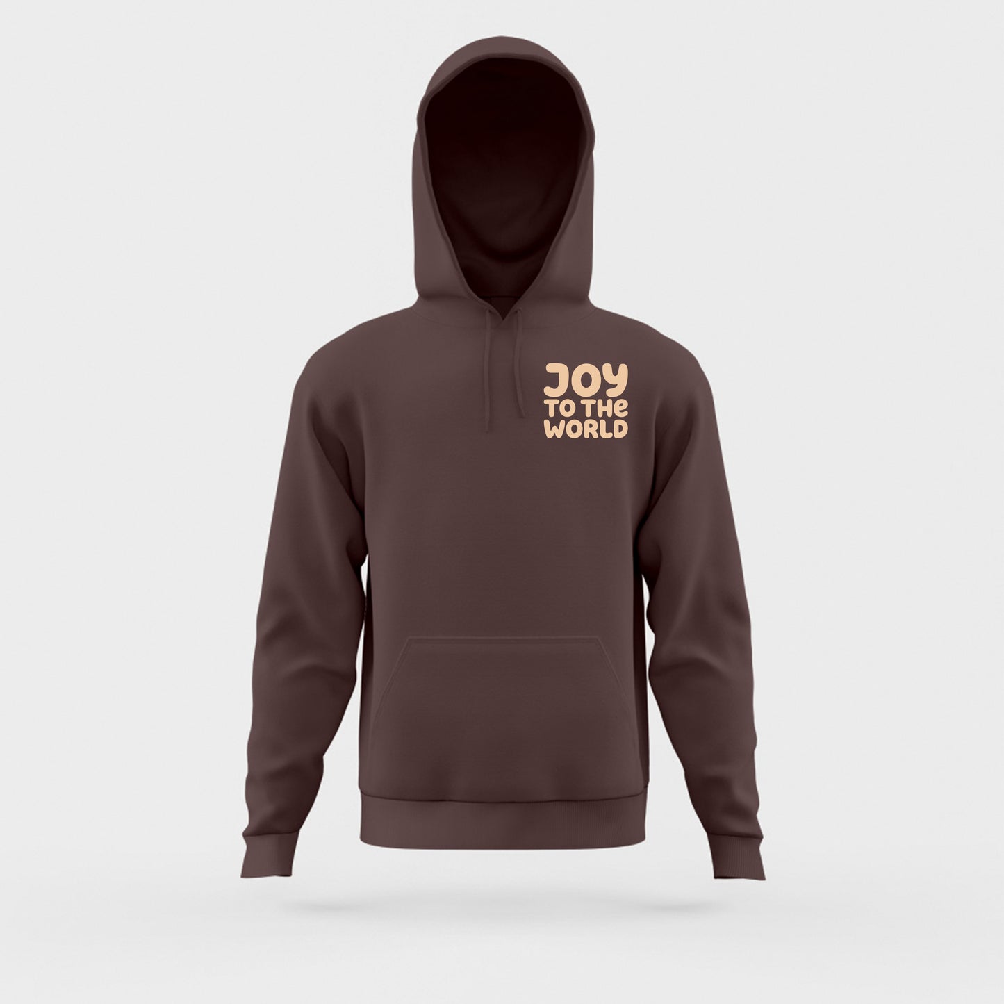 "Joy to the World" Peach Hoodie