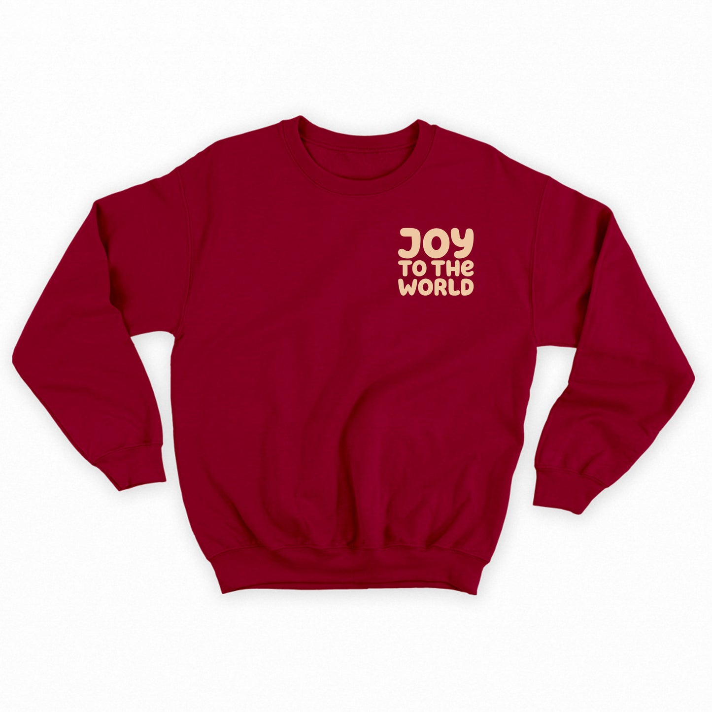 "Joy to the World" Peach Sweatshirt