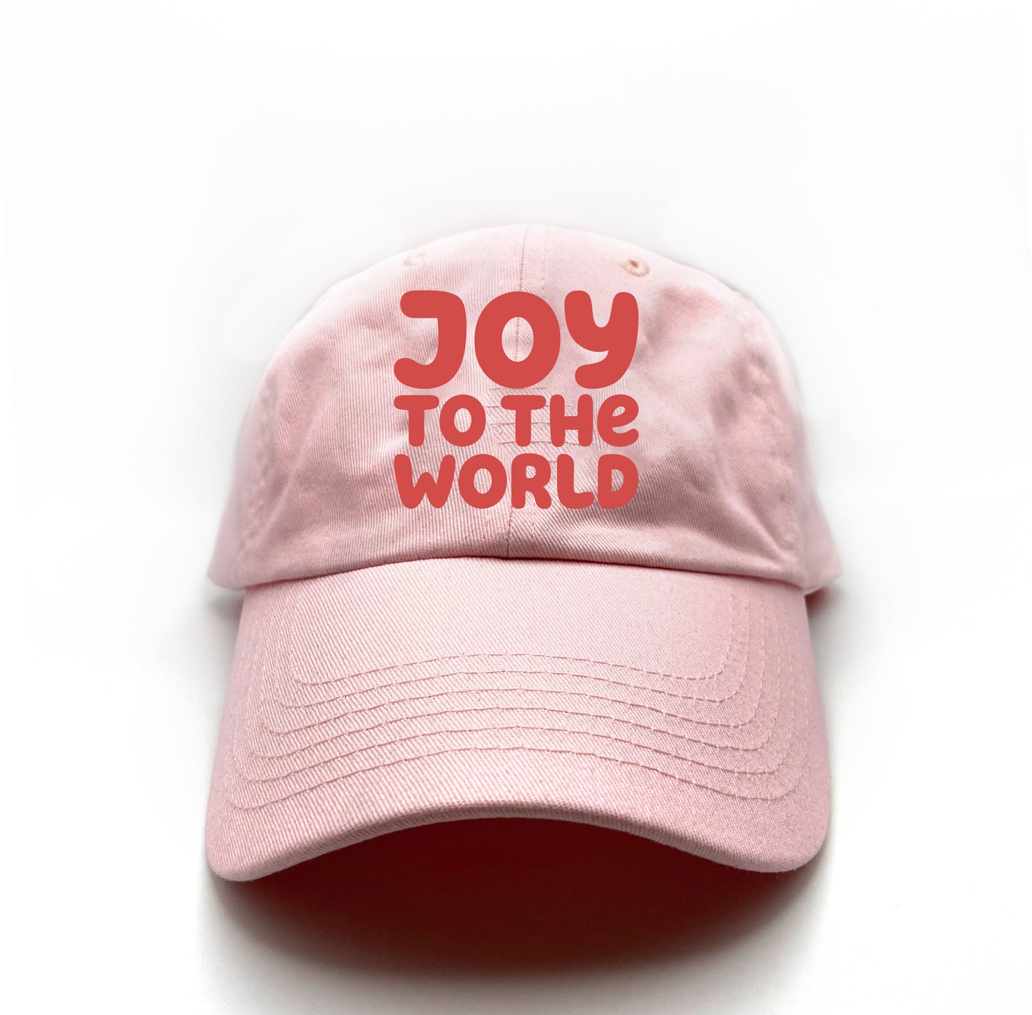 "Joy to the World" Red Dad Hat