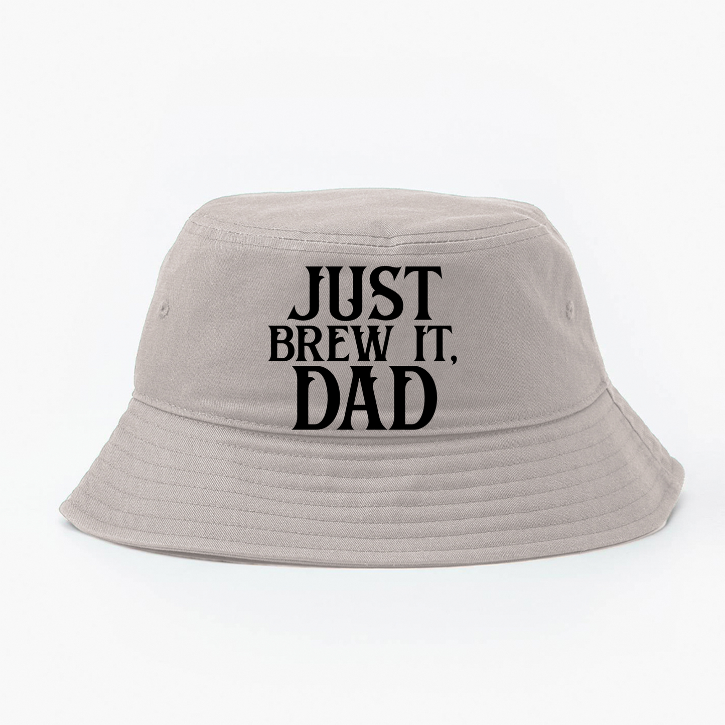 Just Brew It, Dad Black Bucket Hat
