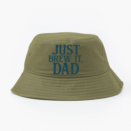 Just Brew It, Dad Green Bucket Hat