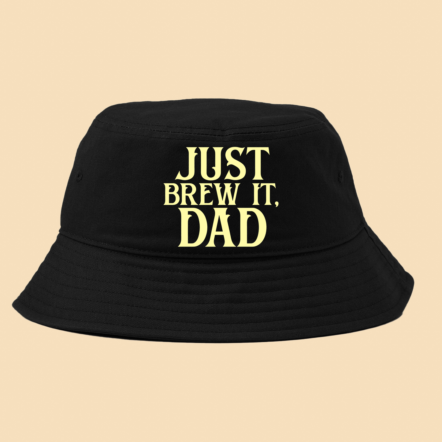 Just Brew It, Dad Yellow Bucket Hat