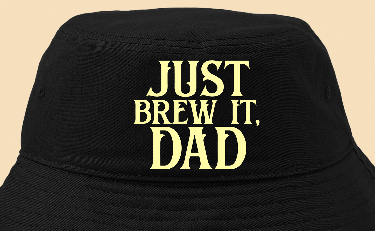 Just Brew It, Dad Yellow Bucket Hat