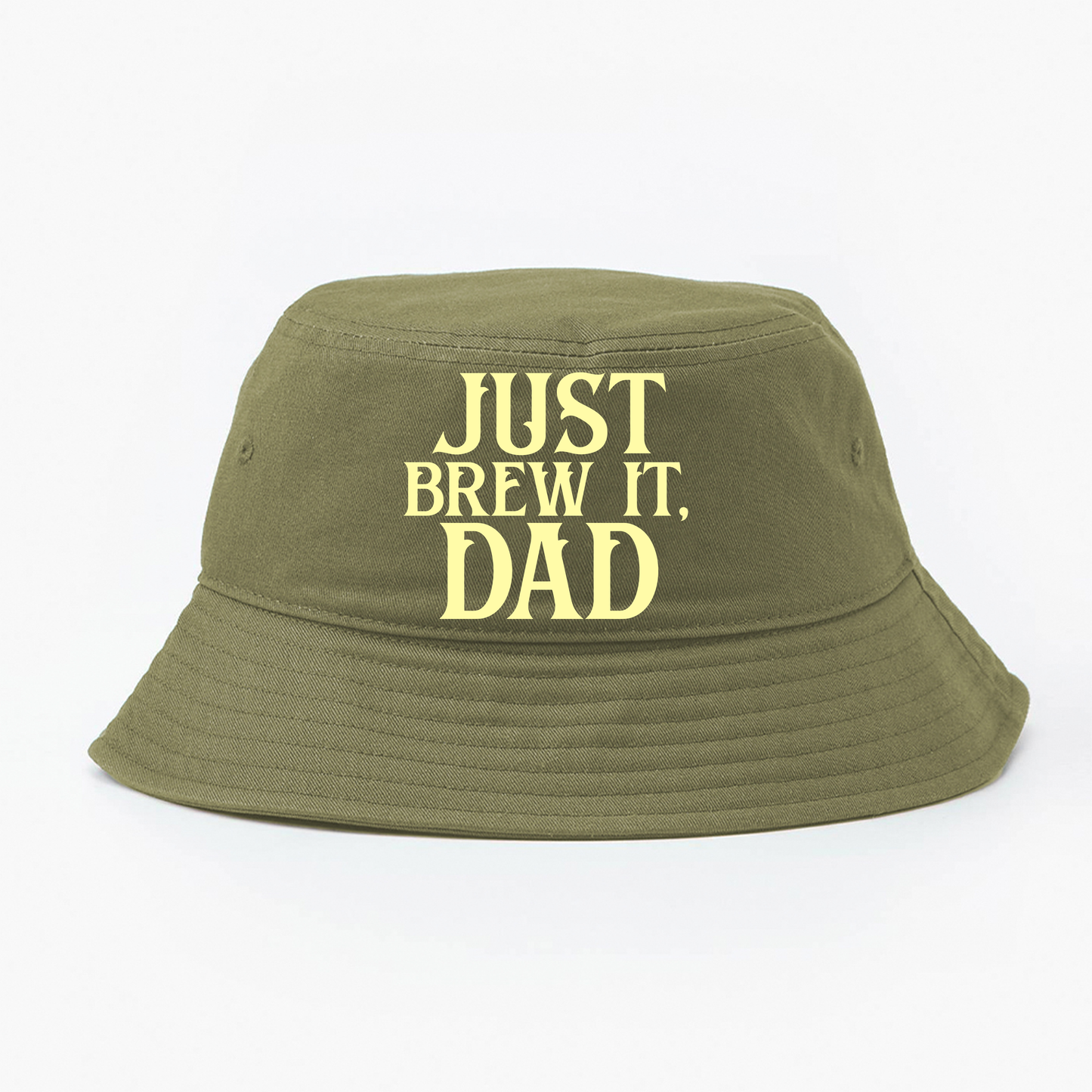 Just Brew It, Dad Yellow Bucket Hat