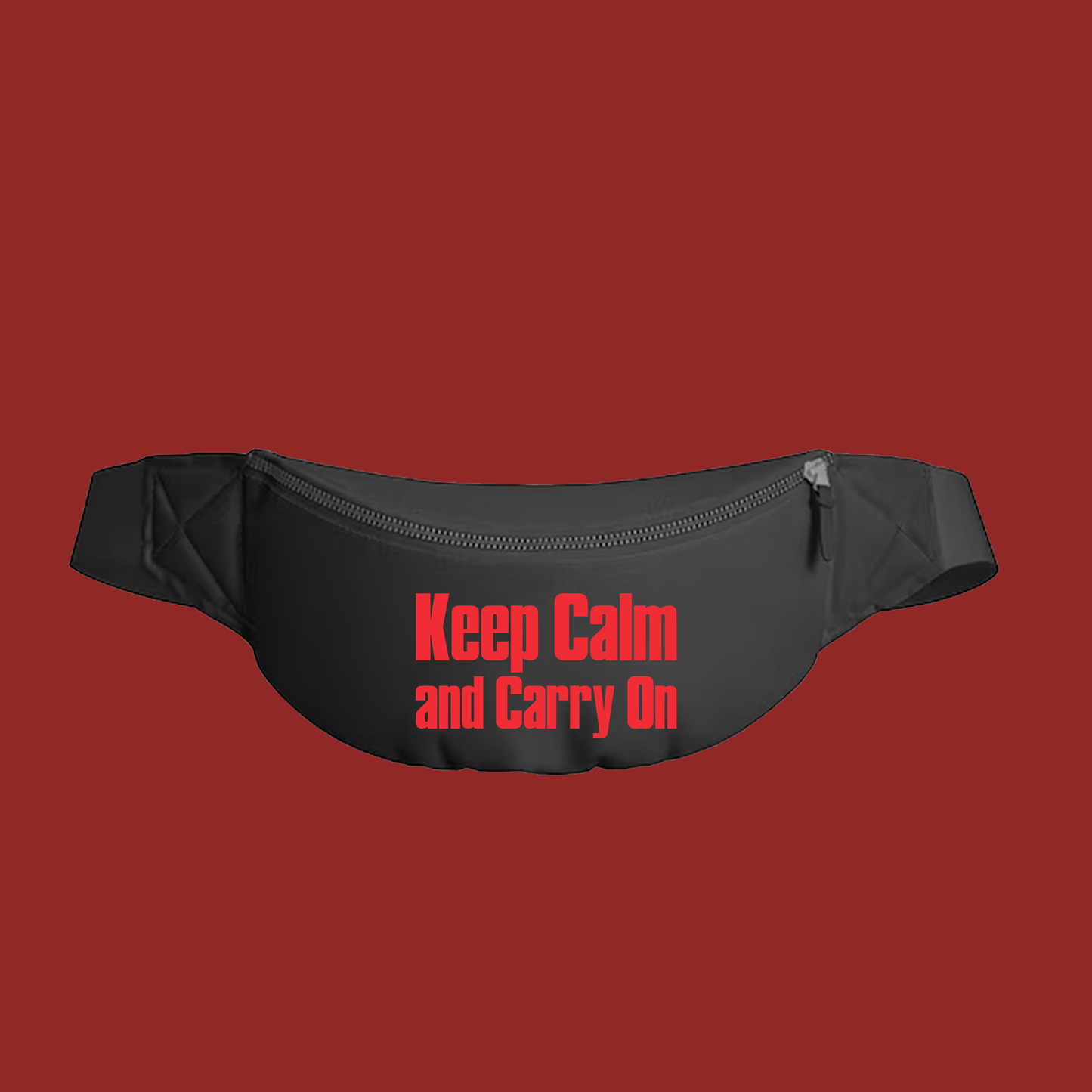 Keep Calm and Carry On Red Fanny Pack