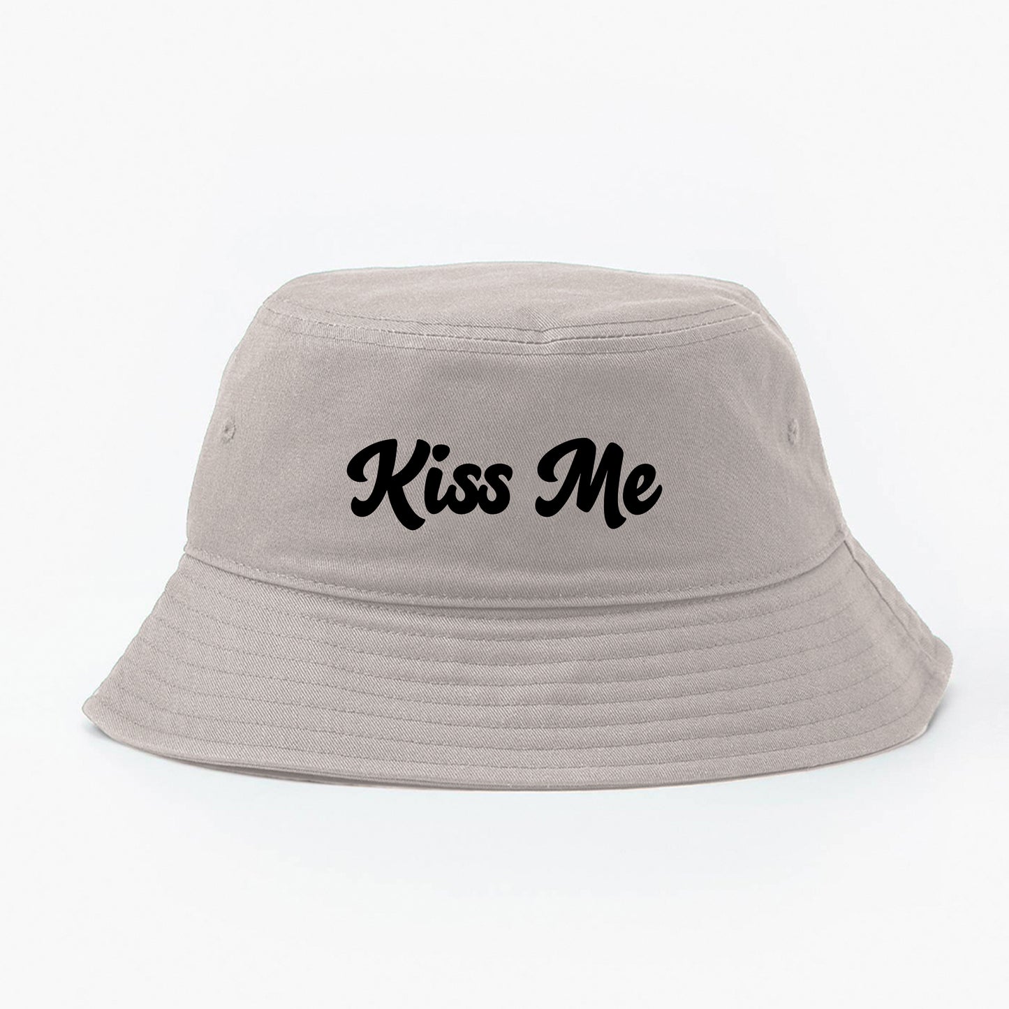 KISS ME Black Bucket Hat