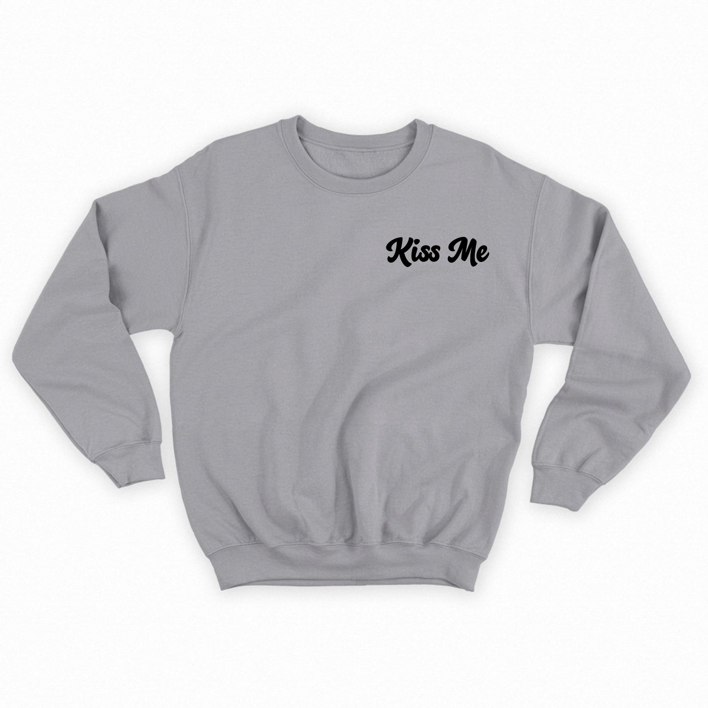 KISS ME Black Sweatshirt